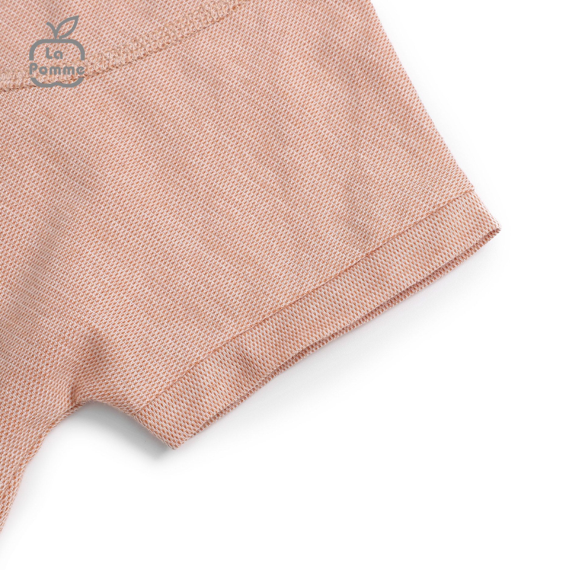 Bộ cộc tay La Pomme Nét vẽ tinh nghịch - Nâu