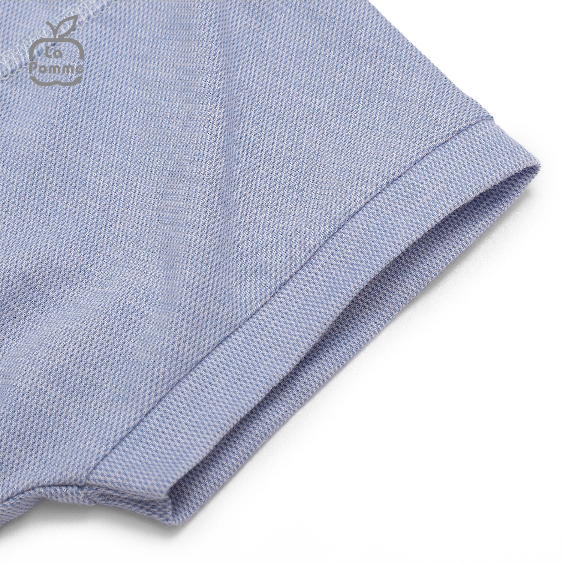 Bộ cộc tay La Pomme Nét vẽ tinh nghịch - Xanh