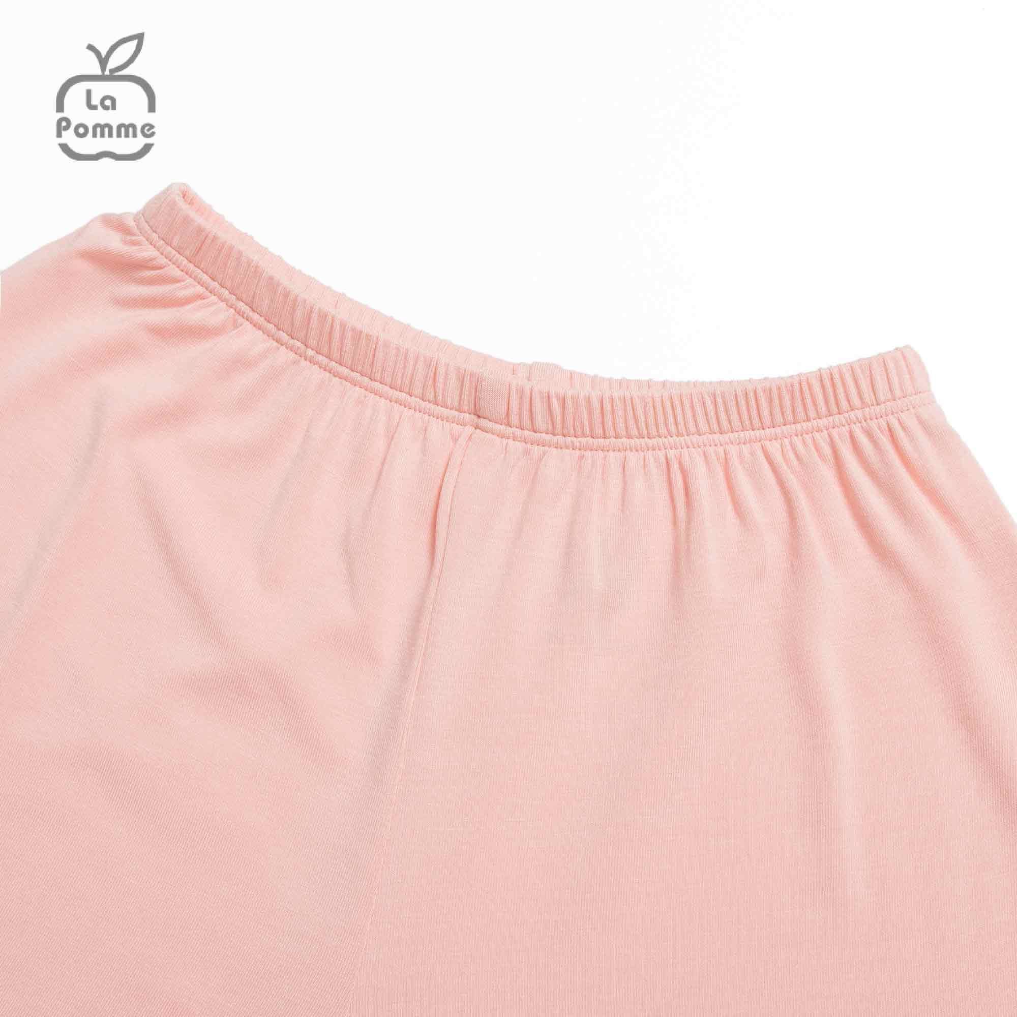 Bộ cộc tay La Pomme It's OK - Hồng Cam