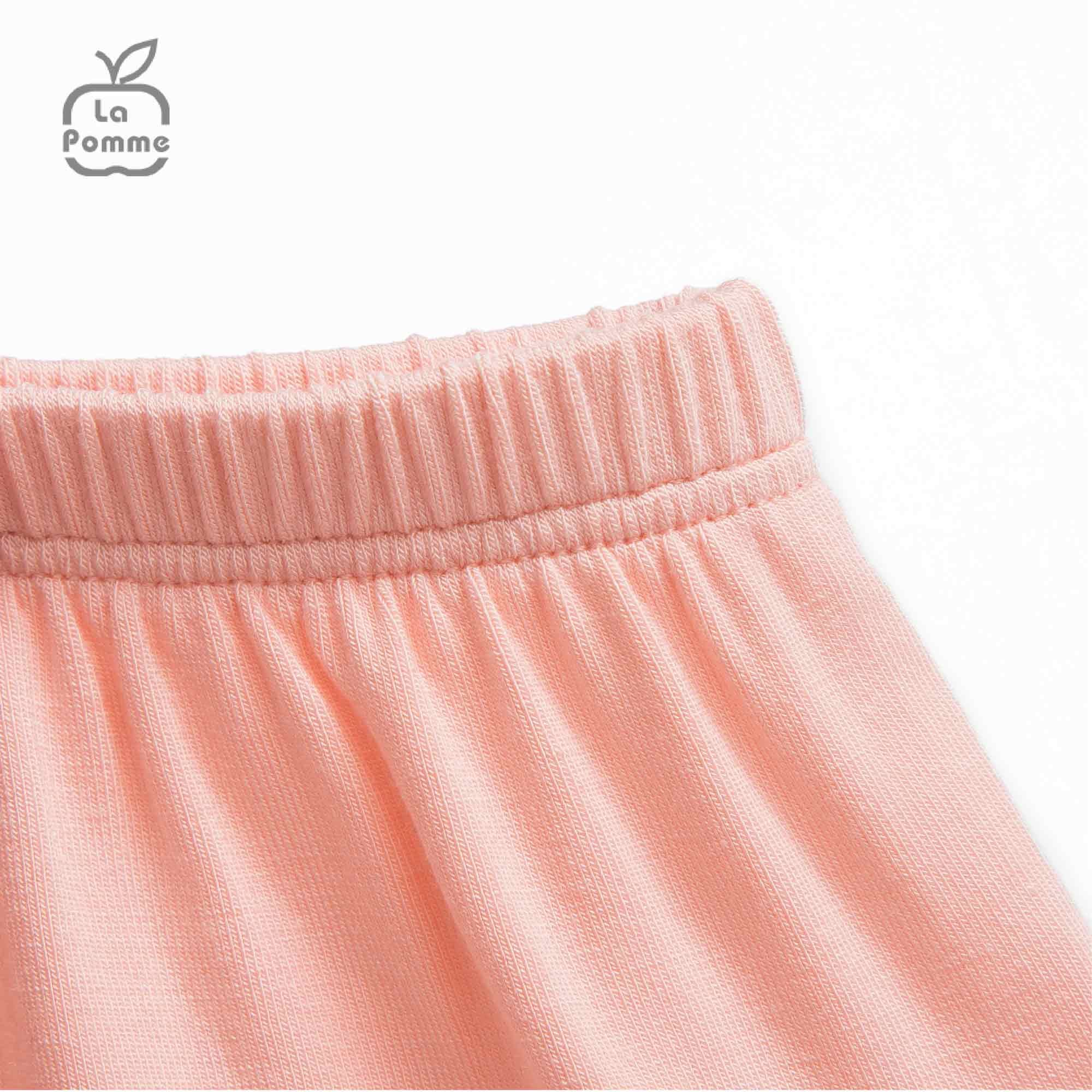 Bộ cộc tay La Pomme It's OK - Hồng Cam