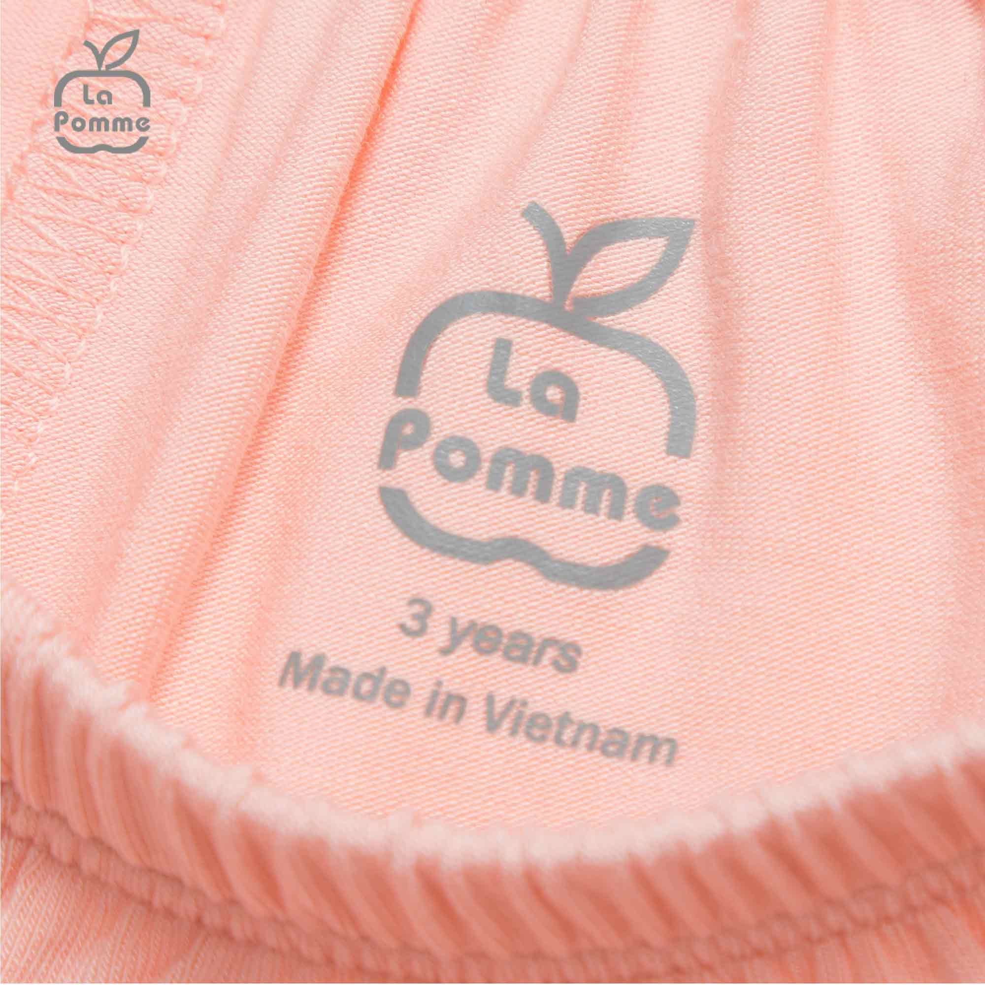 Bộ cộc tay La Pomme It's OK - Hồng đất