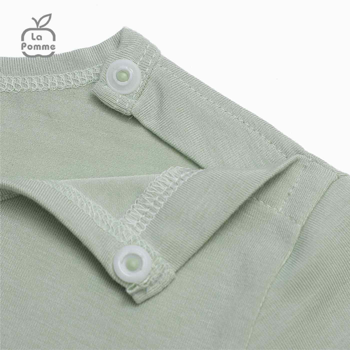 Bộ cộc tay La Pomme It's OK - Hồng Cam