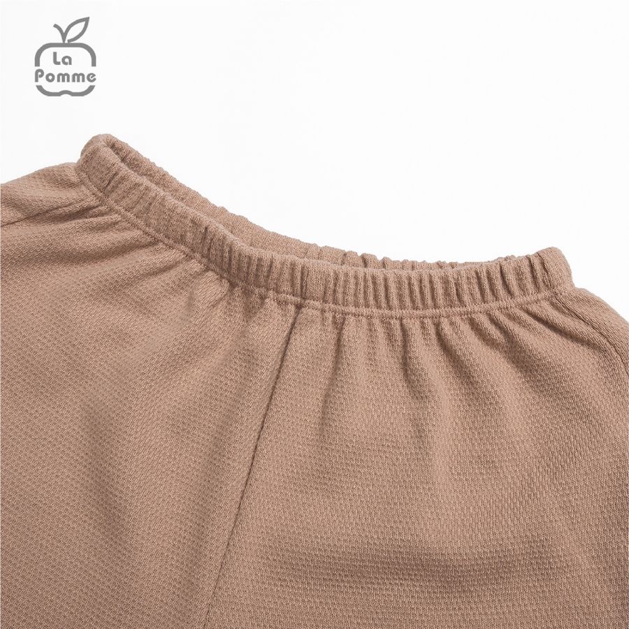 Bộ cộc tay La Pomme Caro túi rút - Trắng