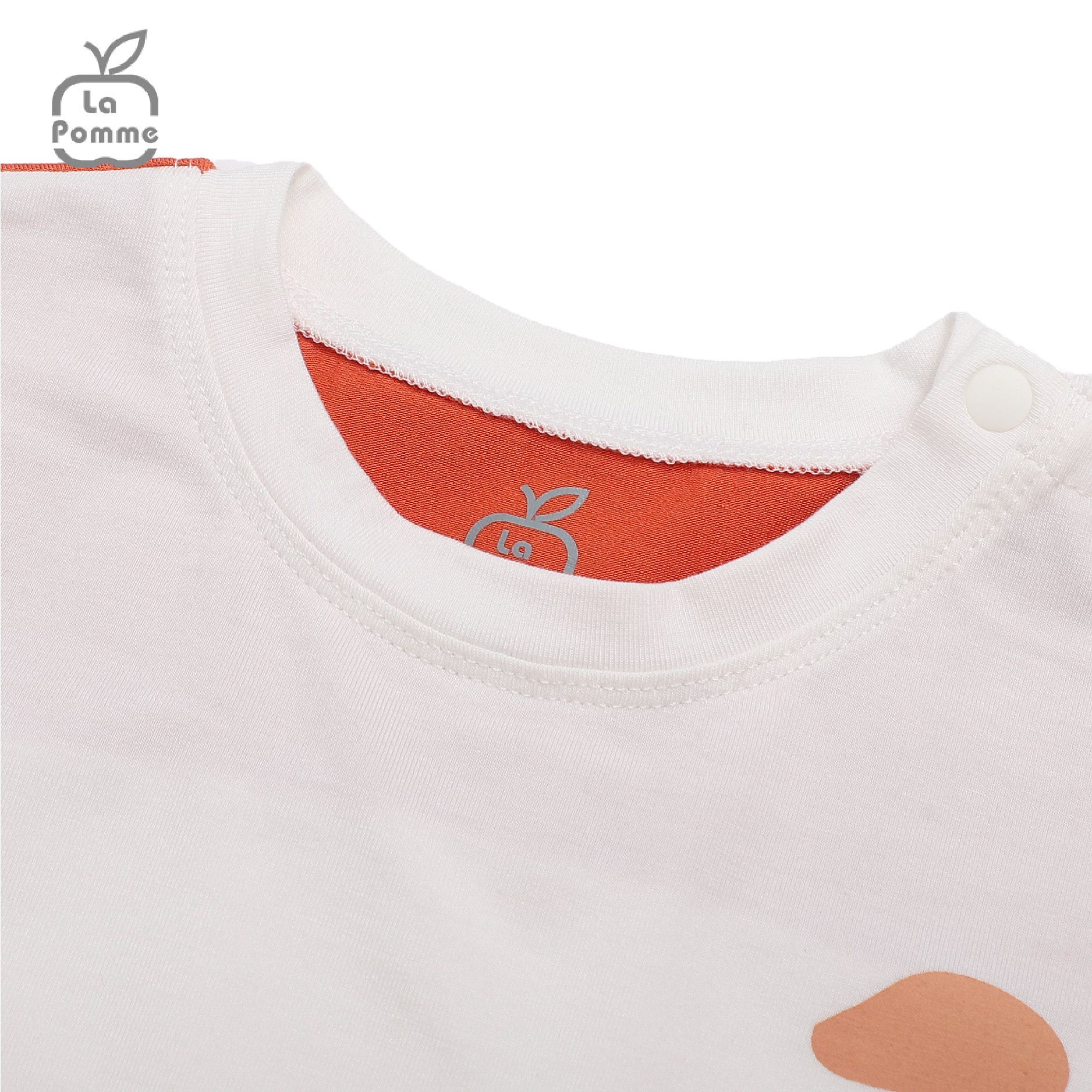 Bộ cộc tay La Pomme Báo đốm tập tô - Vàng