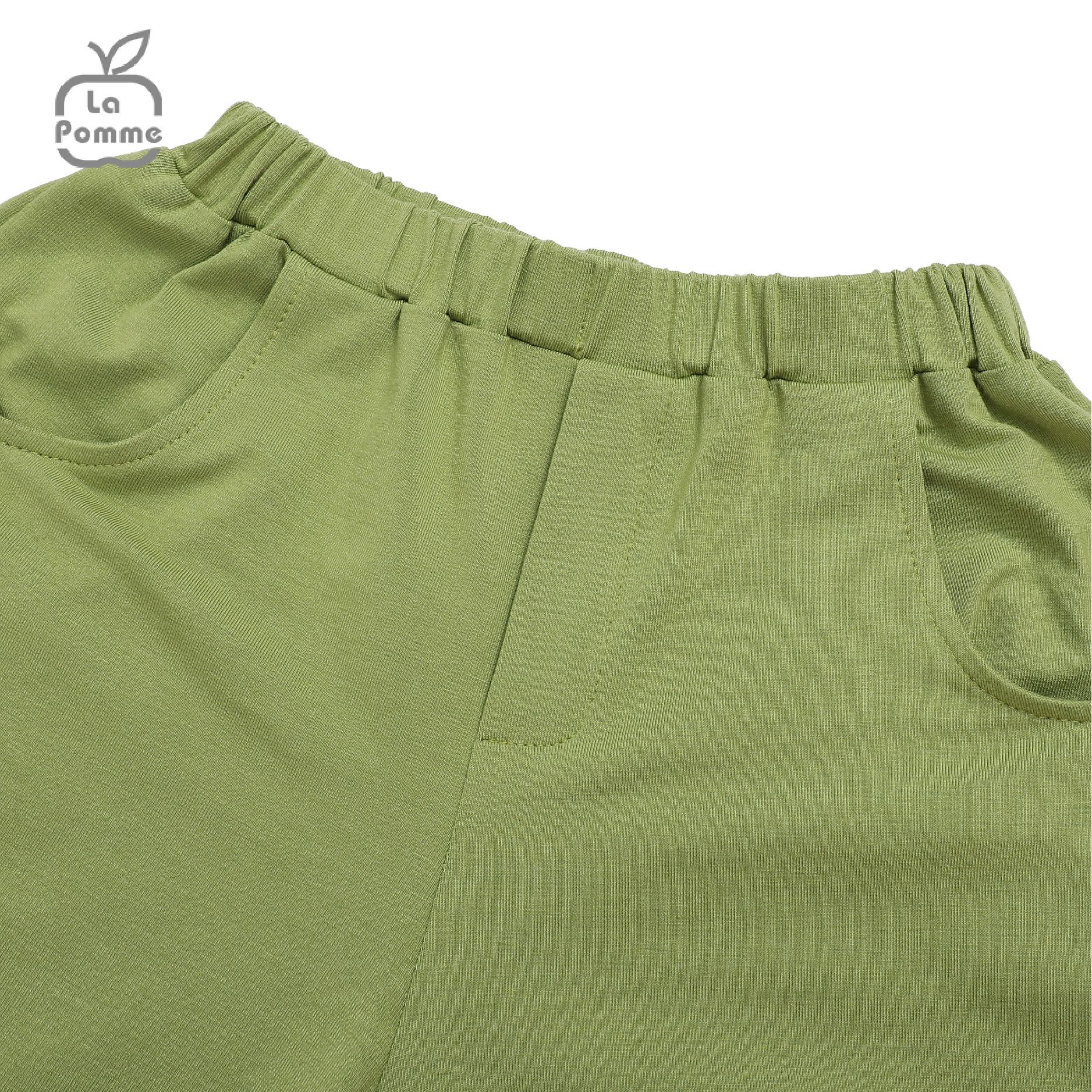 Bộ cộc tay La Pomme Báo đốm tập tô - Trắng