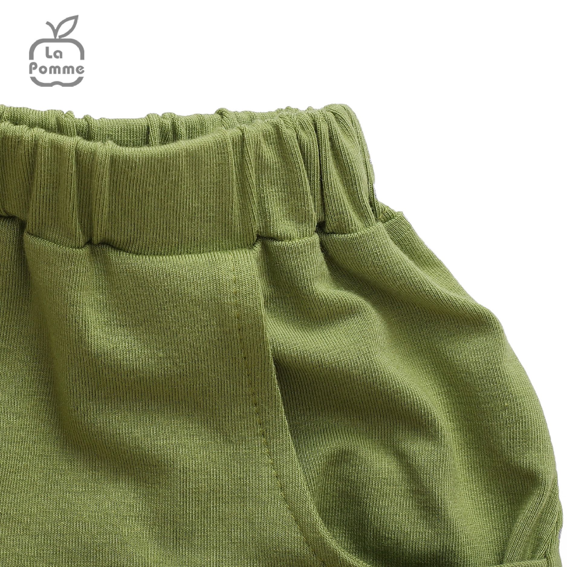 Bộ cộc tay La Pomme Báo đốm tập tô - Trắng