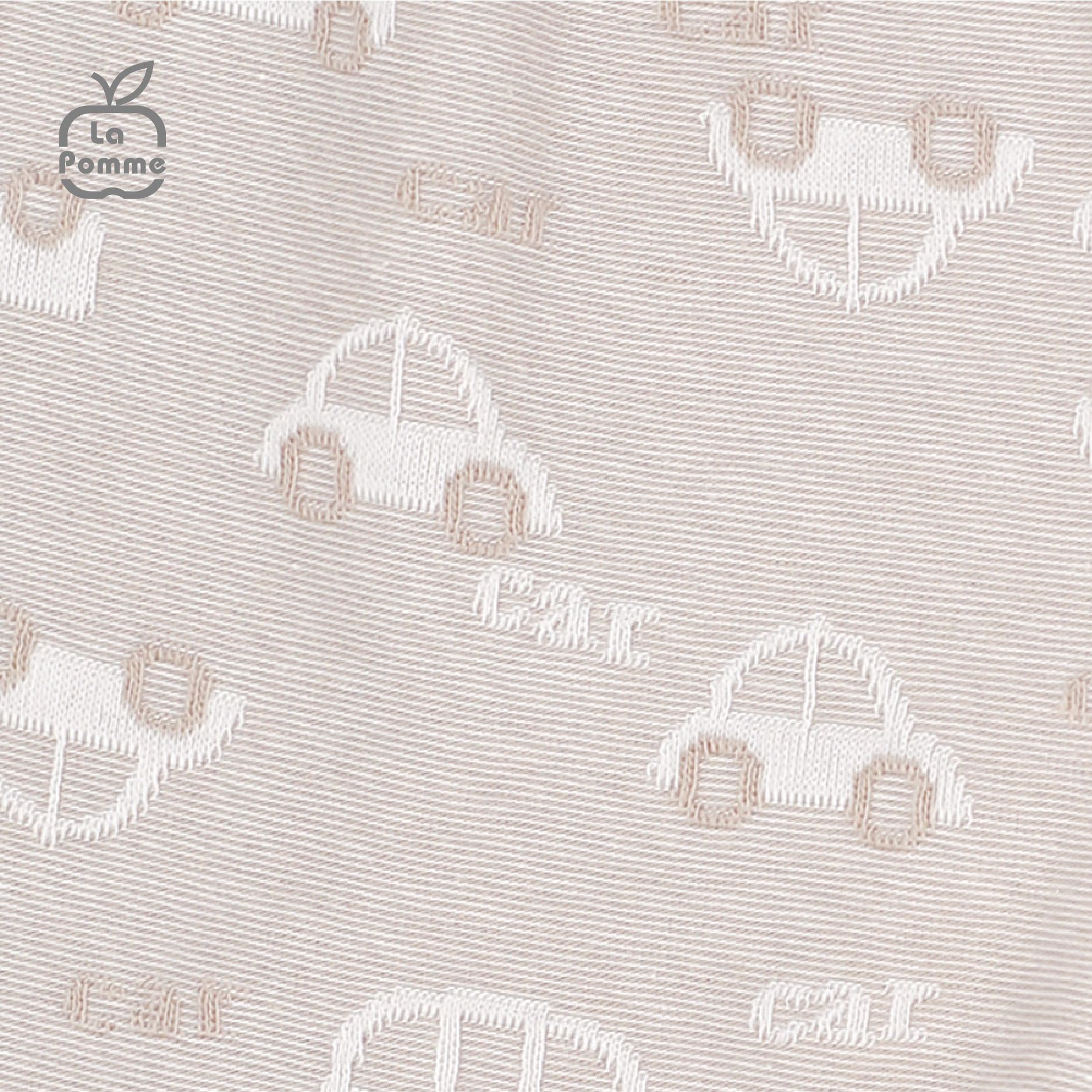 Bộ cộc tay La Pomme Tiny Car - Xanh