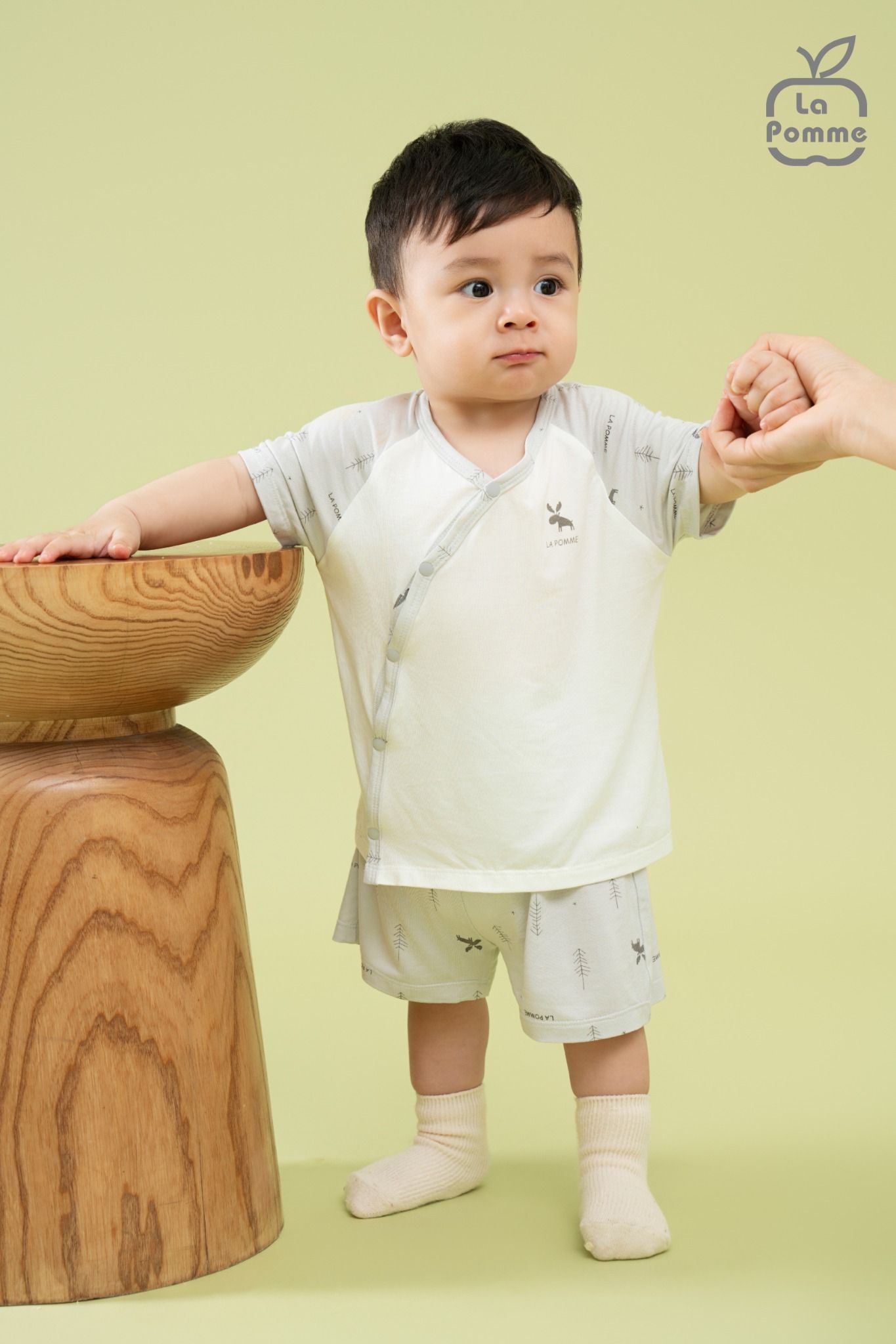 Bộ cộc tay La Pomme Bạn nhỏ dễ mến