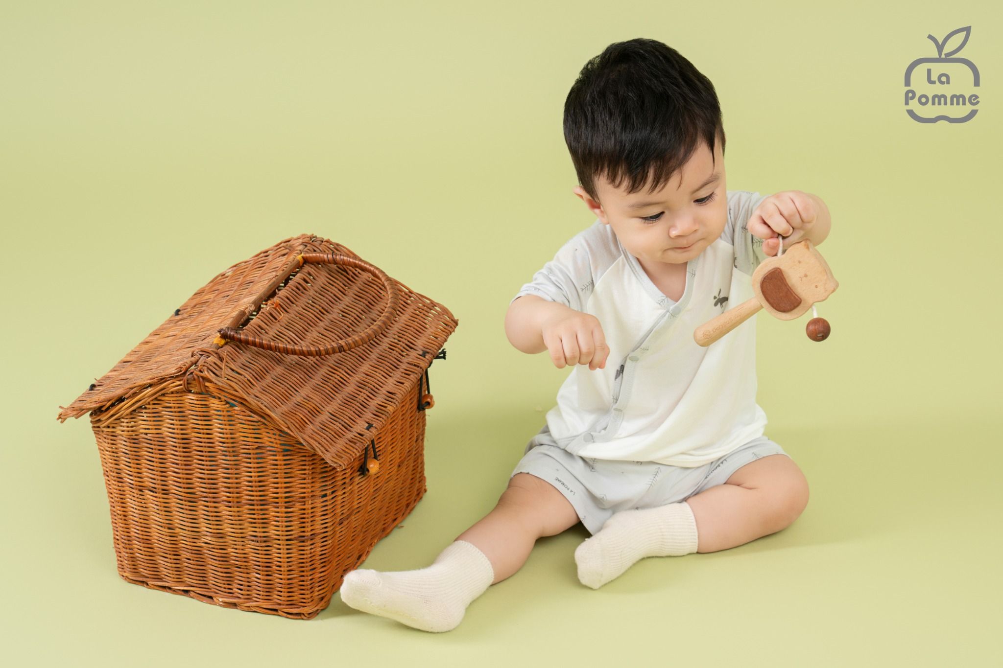 Bộ cộc tay La Pomme Bạn nhỏ dễ mến