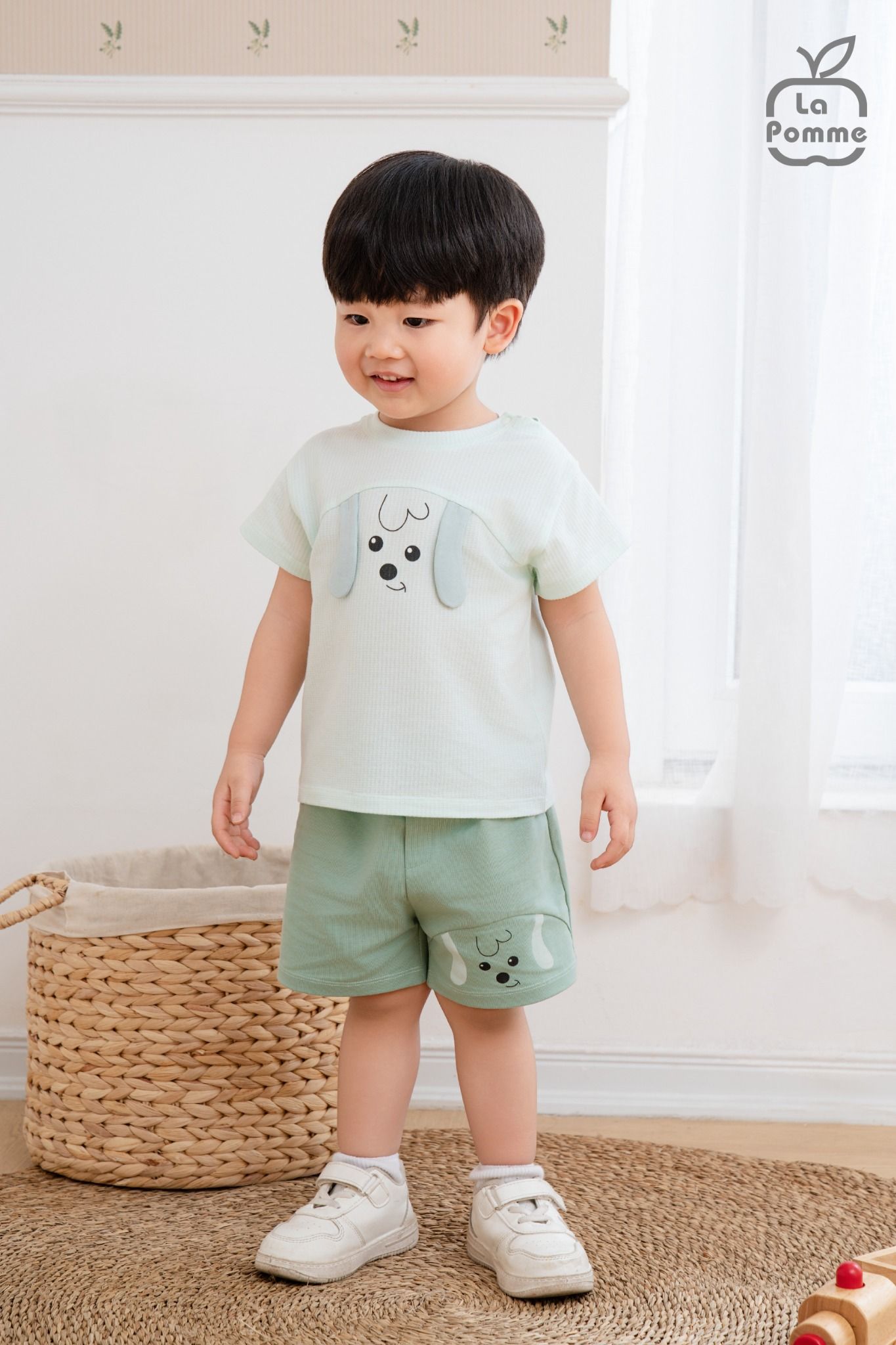 Bộ cộc tay La Pomme Chơi cùng bé con