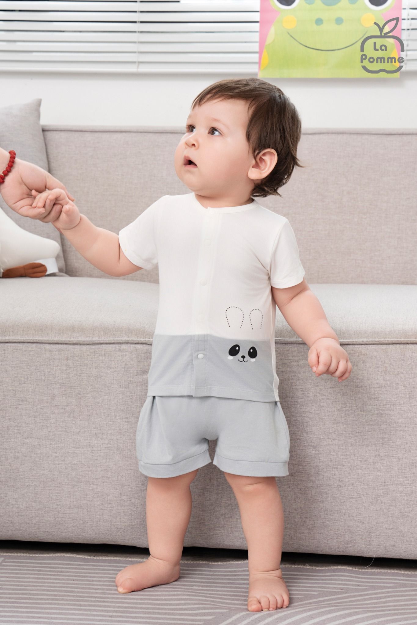 Bộ cộc tay La Pomme Bạn nhỏ dễ thương