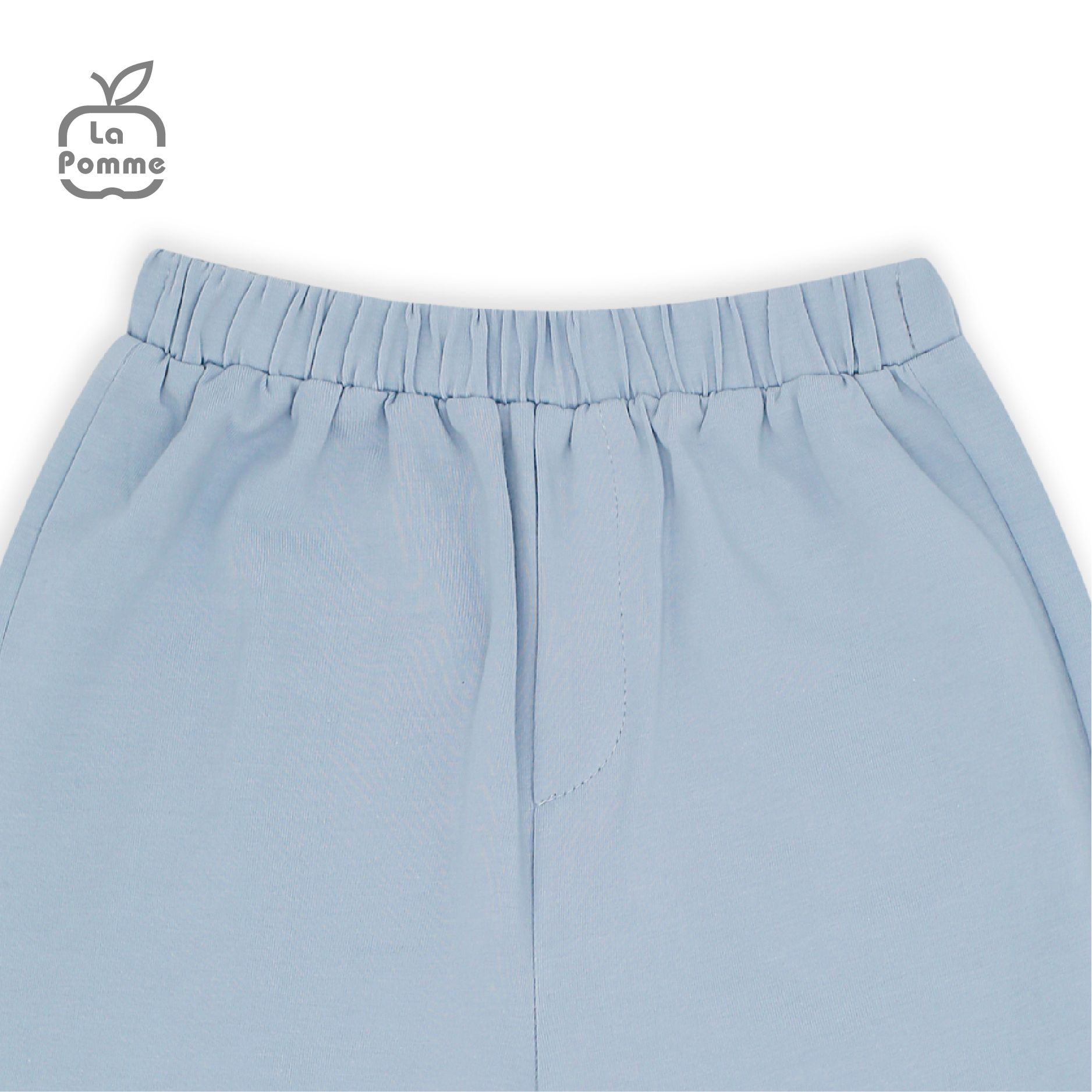Bộ dài tay tai Hổ La Pomme - Trắng xanh