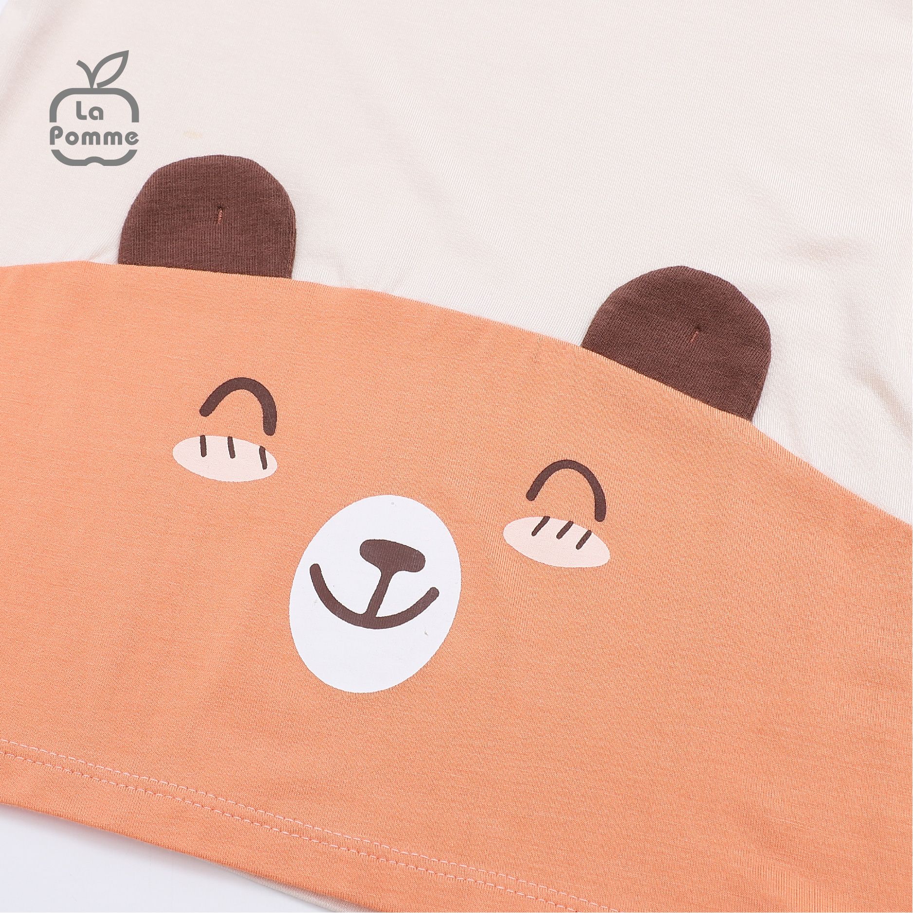 Bộ dài tay La Pomme Teddy Bread - Xanh