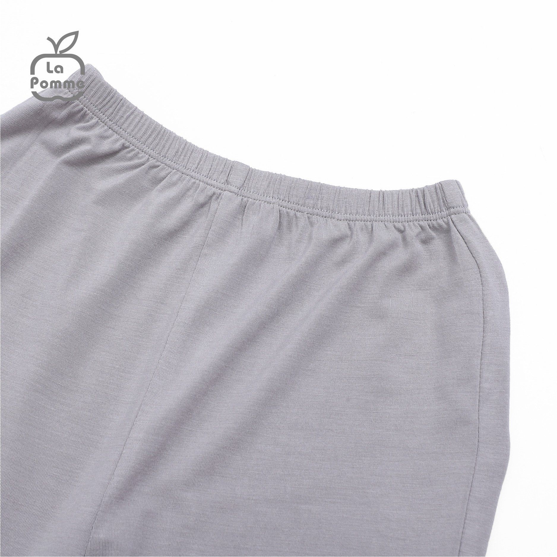Bộ dài tay La Pomme phối sọc - Be
