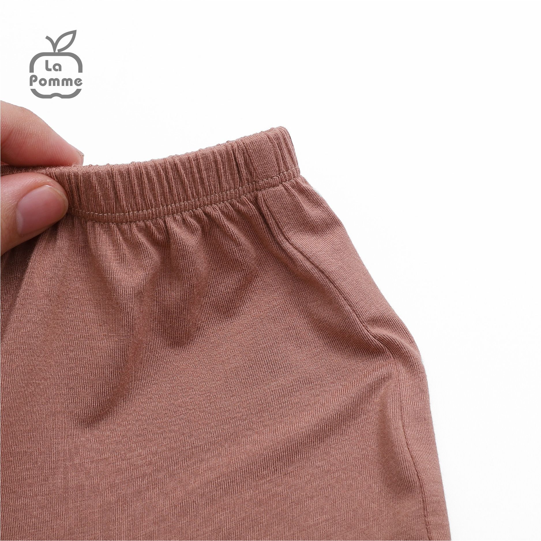 Bộ dài tay La Pomme phối sọc - Be