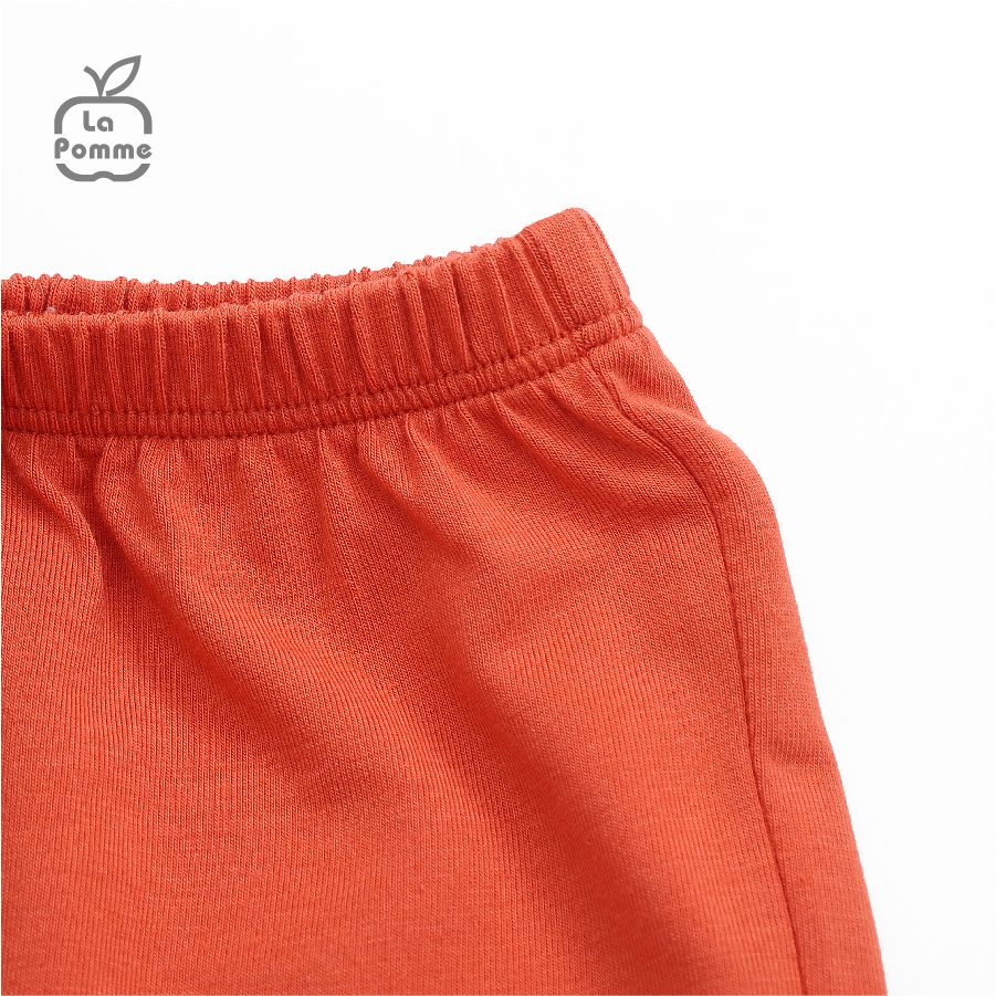 Bộ dài tay La Pomme phối màu mặt gấu - Xanh