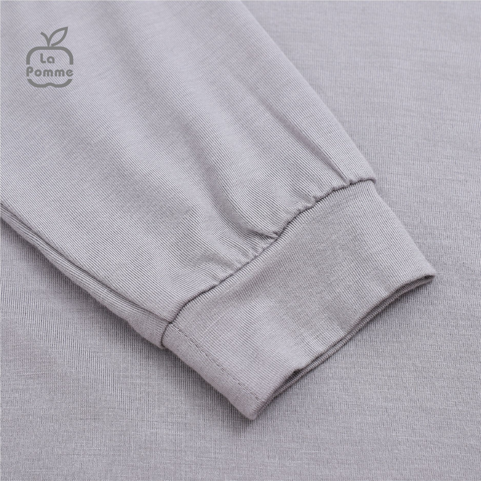 Bộ dài tay La Pomme Chú chó trắng Tommy - Xanh