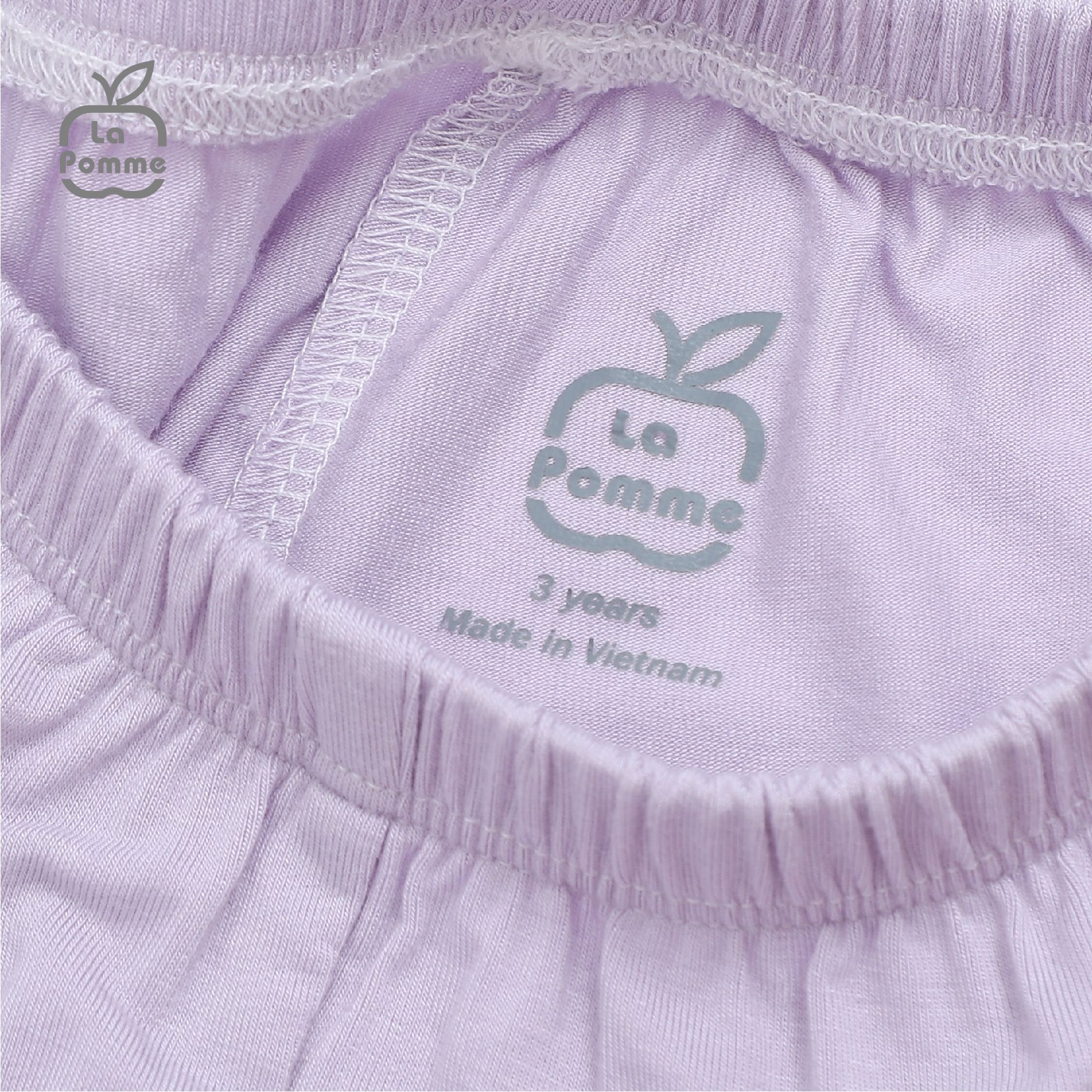 Bộ dài tay La Pomme Chú chó trắng Tommy - Xanh