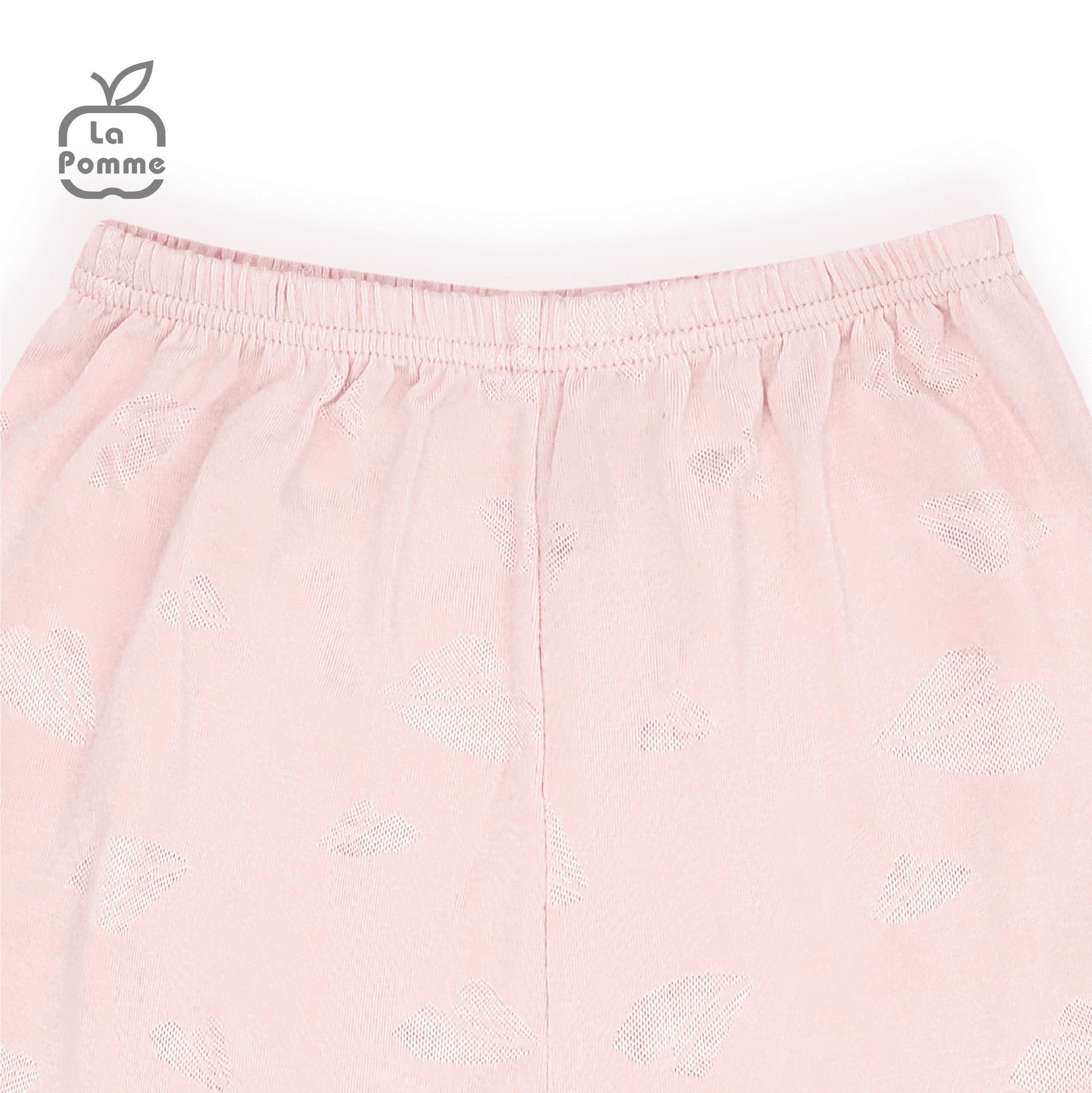Body chip dài tay La Pomme cúc lệch Teddy Bear - Xanh trắng