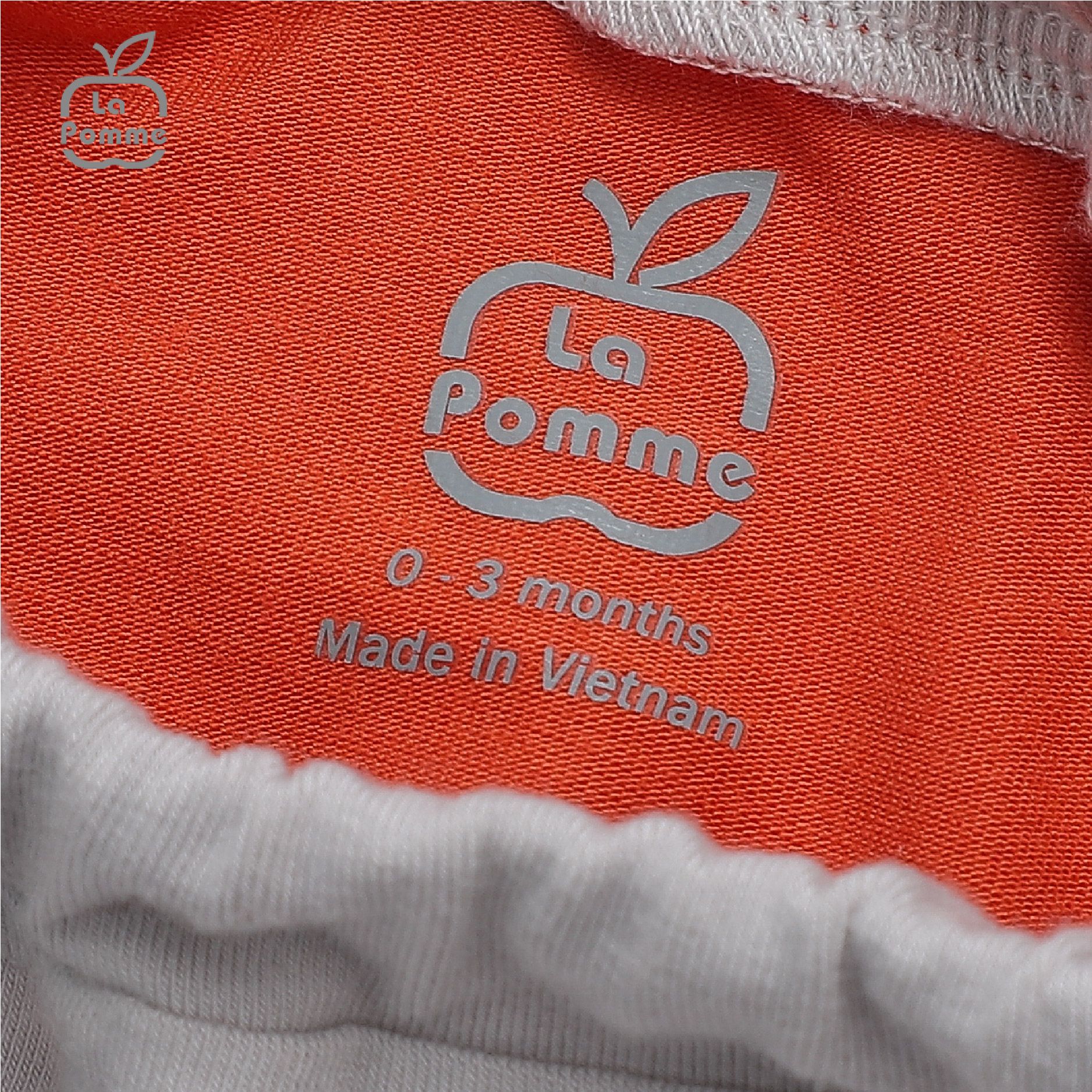 Bộ dài tay La Pomme cúc giữa Baby Racoon - Nâu