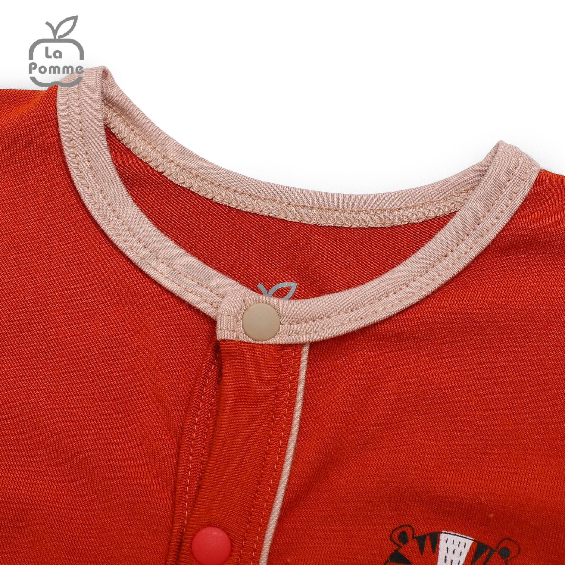 Bộ dài tay La Pomme cúc giữa Tiger Cub - Xanh