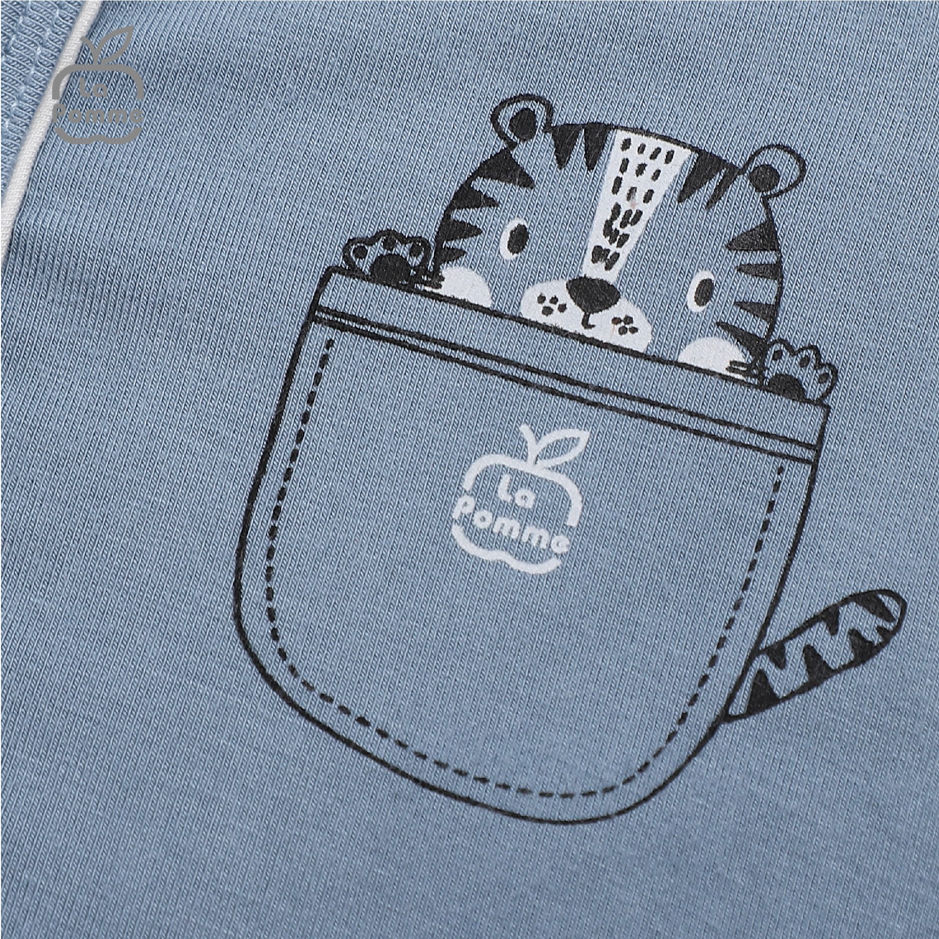 Bộ dài tay La Pomme cúc giữa Tiger Cub - Hồng