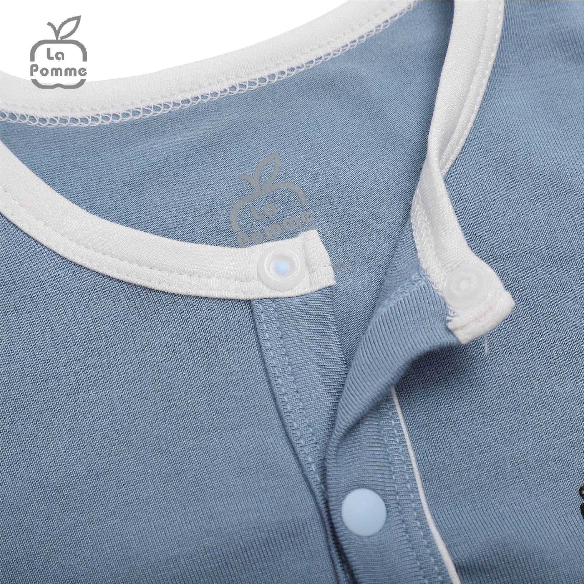 Bộ dài tay La Pomme cúc giữa Tiger Cub - Xanh