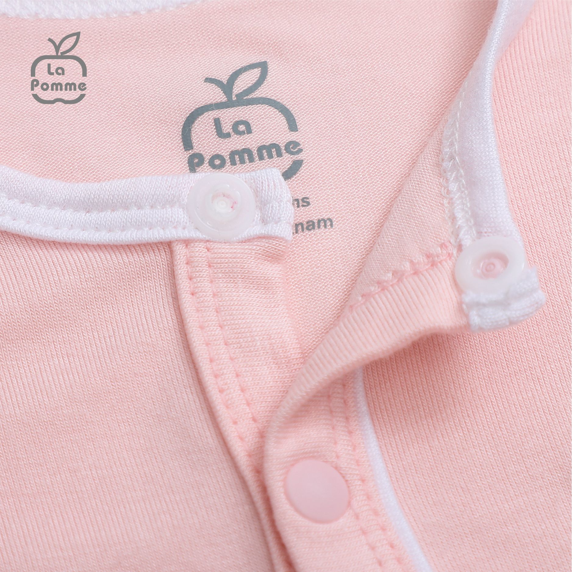 Bộ dài tay La Pomme cúc giữa Tiger Cub - Hồng