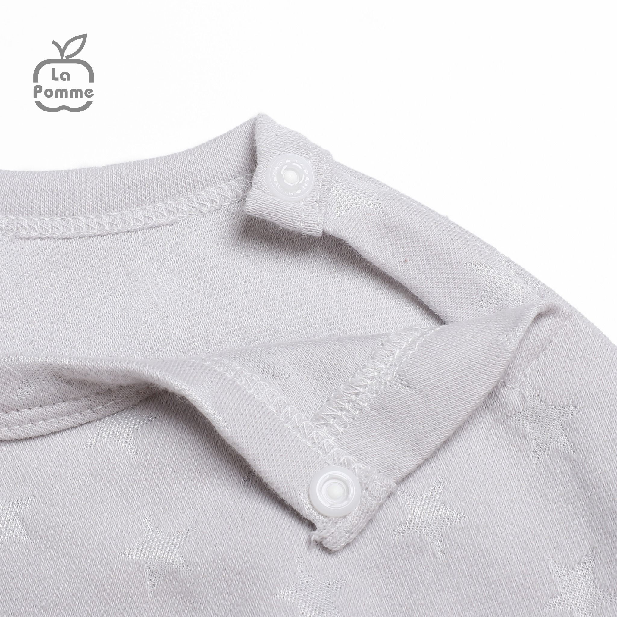 SL193 Bộ dài tay Chim cánh cụt La Pomme - Ghi