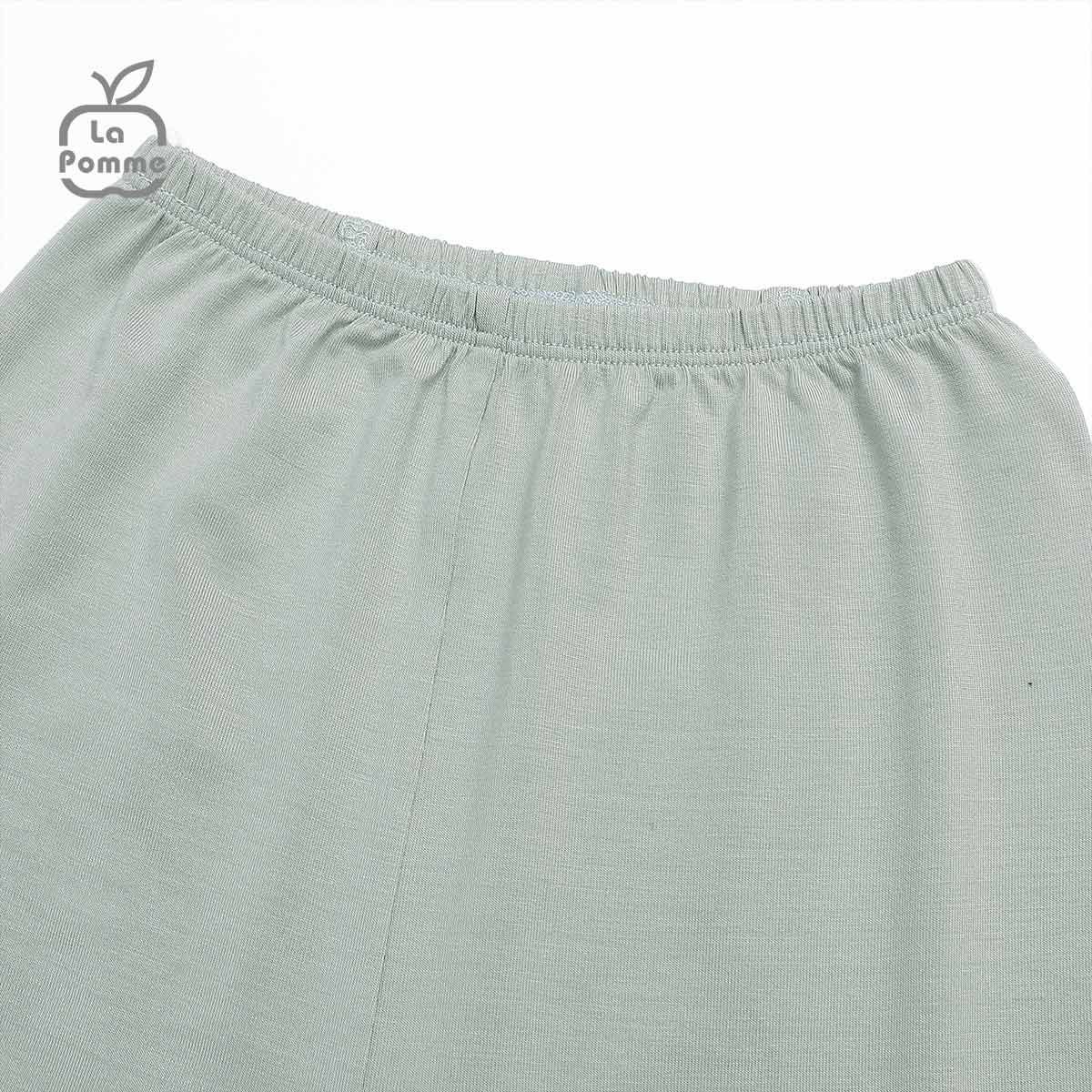 Bộ dài tay La Pomme cúc lệch Little Car - Xanh