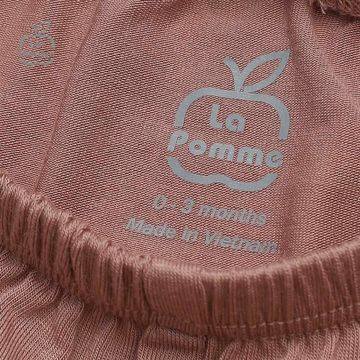 Bộ dài tay La Pomme cúc lệch Little Car - Xanh