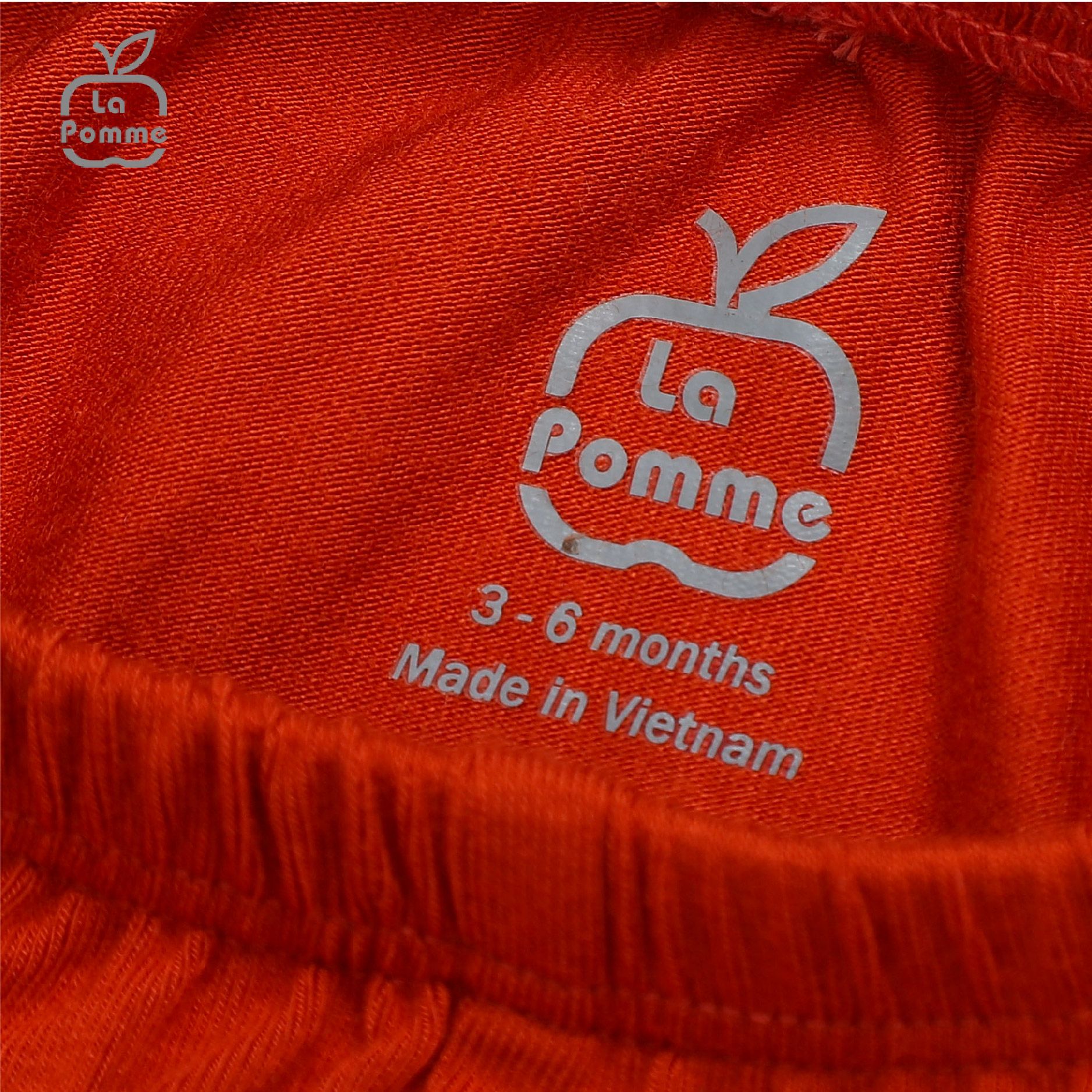 Bộ dài tay La Pomme cúc lệch Tiger Cub - Cam