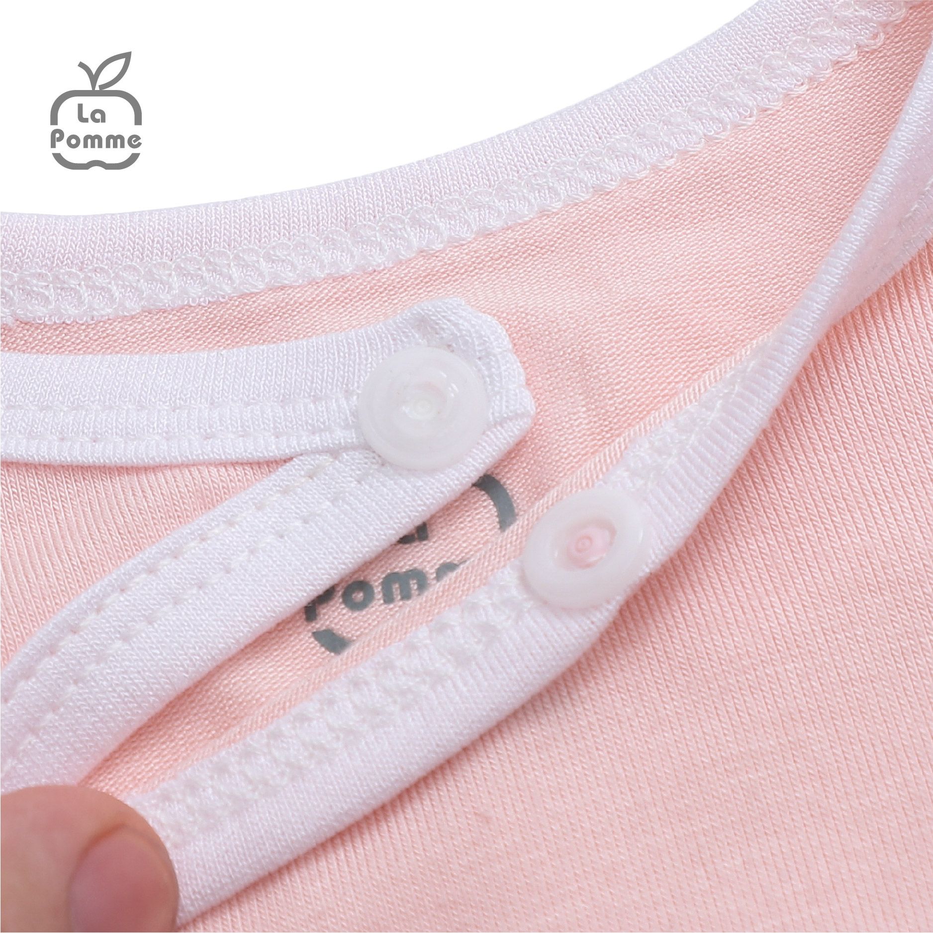 Bộ dài tay La Pomme cúc lệch Tiger Cub - Cam