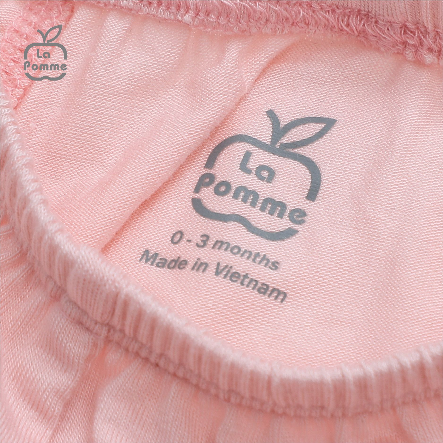 Bộ dài tay La Pomme cúc lệch Tiger Cub - Hồng