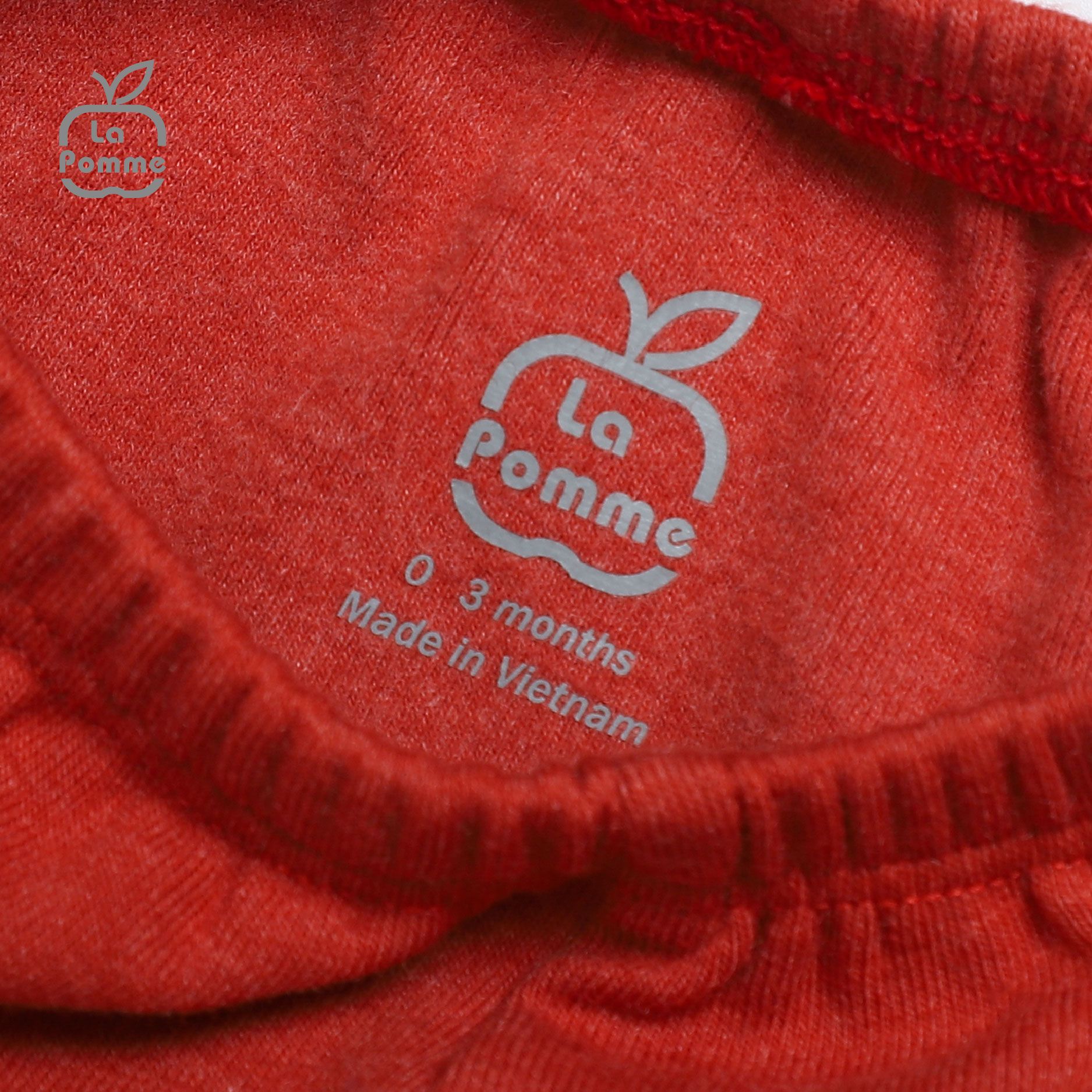 SLD062 Bộ dài tay La Pomme cúc lệch Tiger - Cam