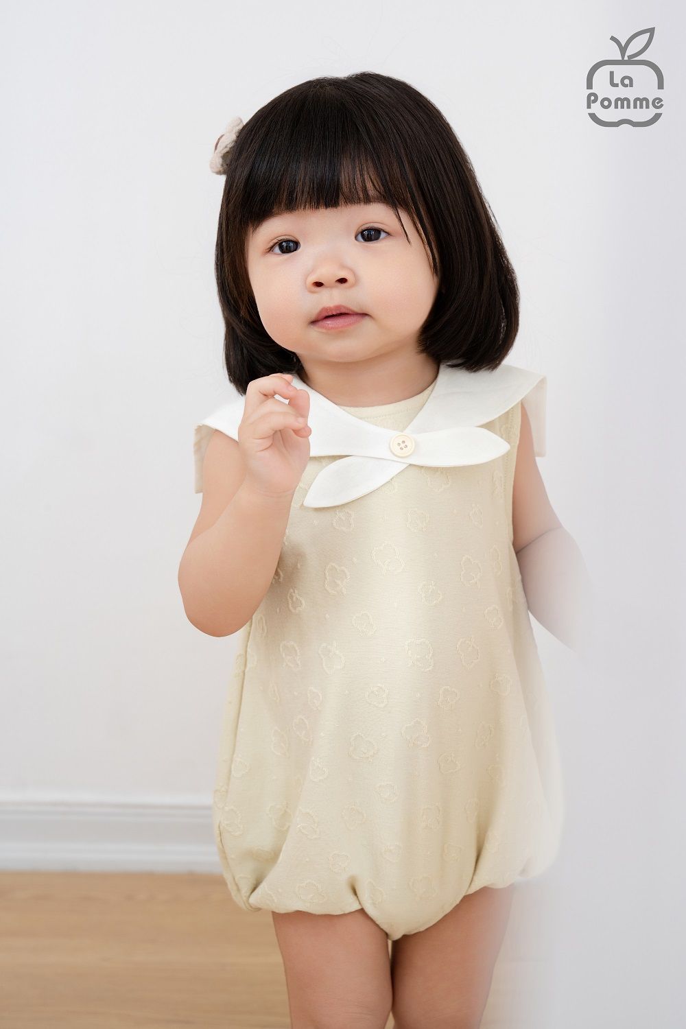 Body cộc tay La Pomme Cổ cách điệu