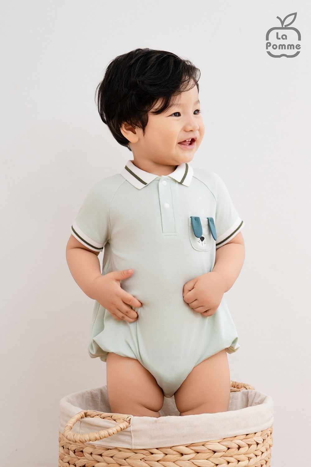 Body cộc tay La Pomme Mặt trời bé con