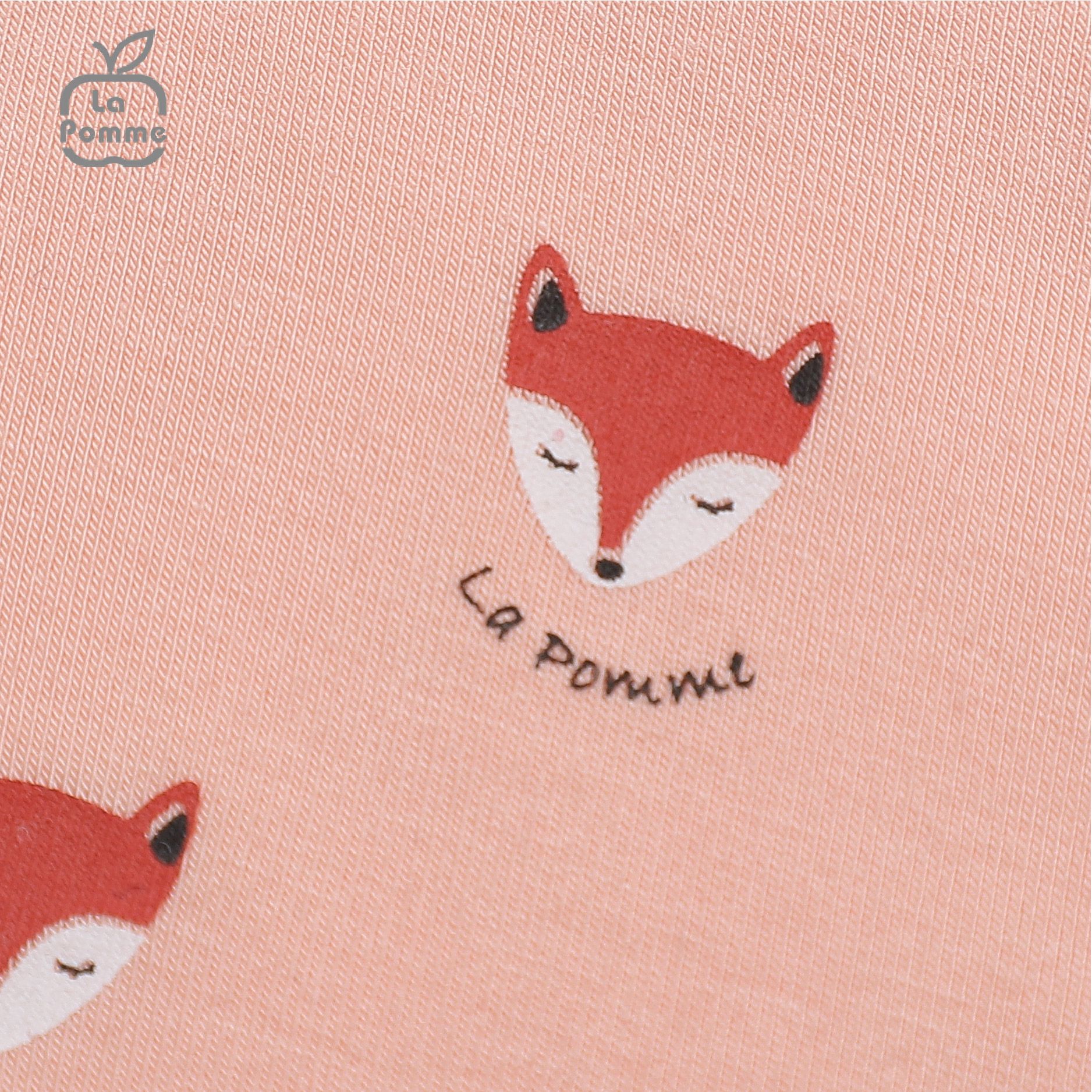 Body dài tay La Pomme Baby Racoon - Nâu