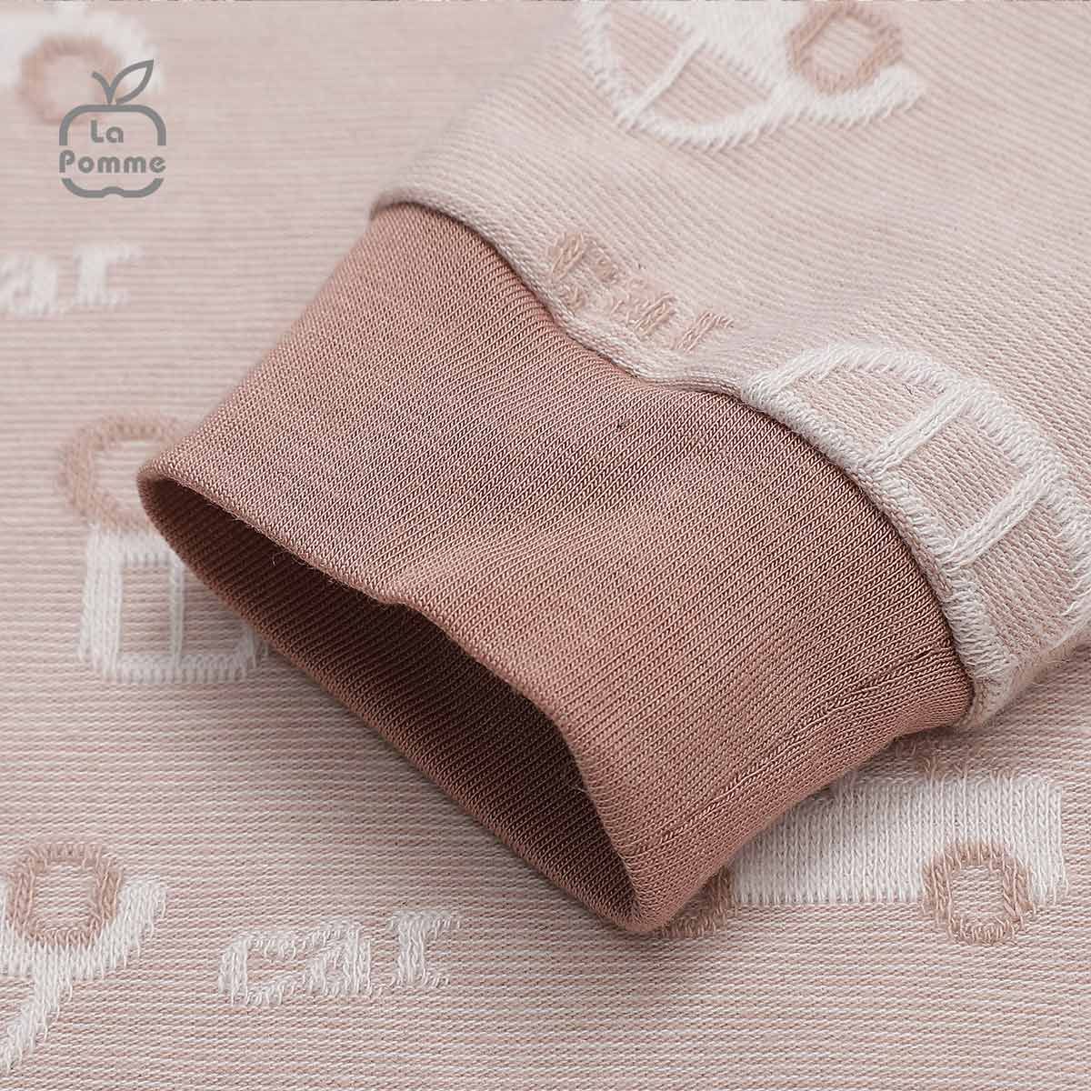 Bộ dài tay La Pomme cúc giữa Little Car - Xanh