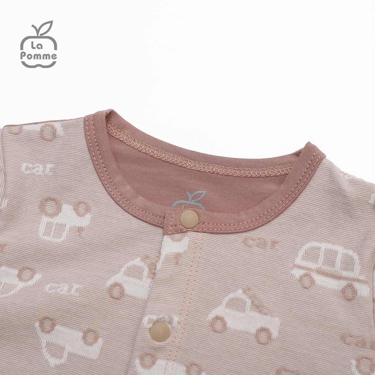 Body dài tay La Pomme Little Car - Xanh