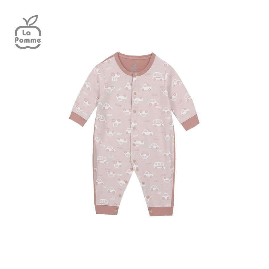 Body dài tay La Pomme Little Car - Xanh