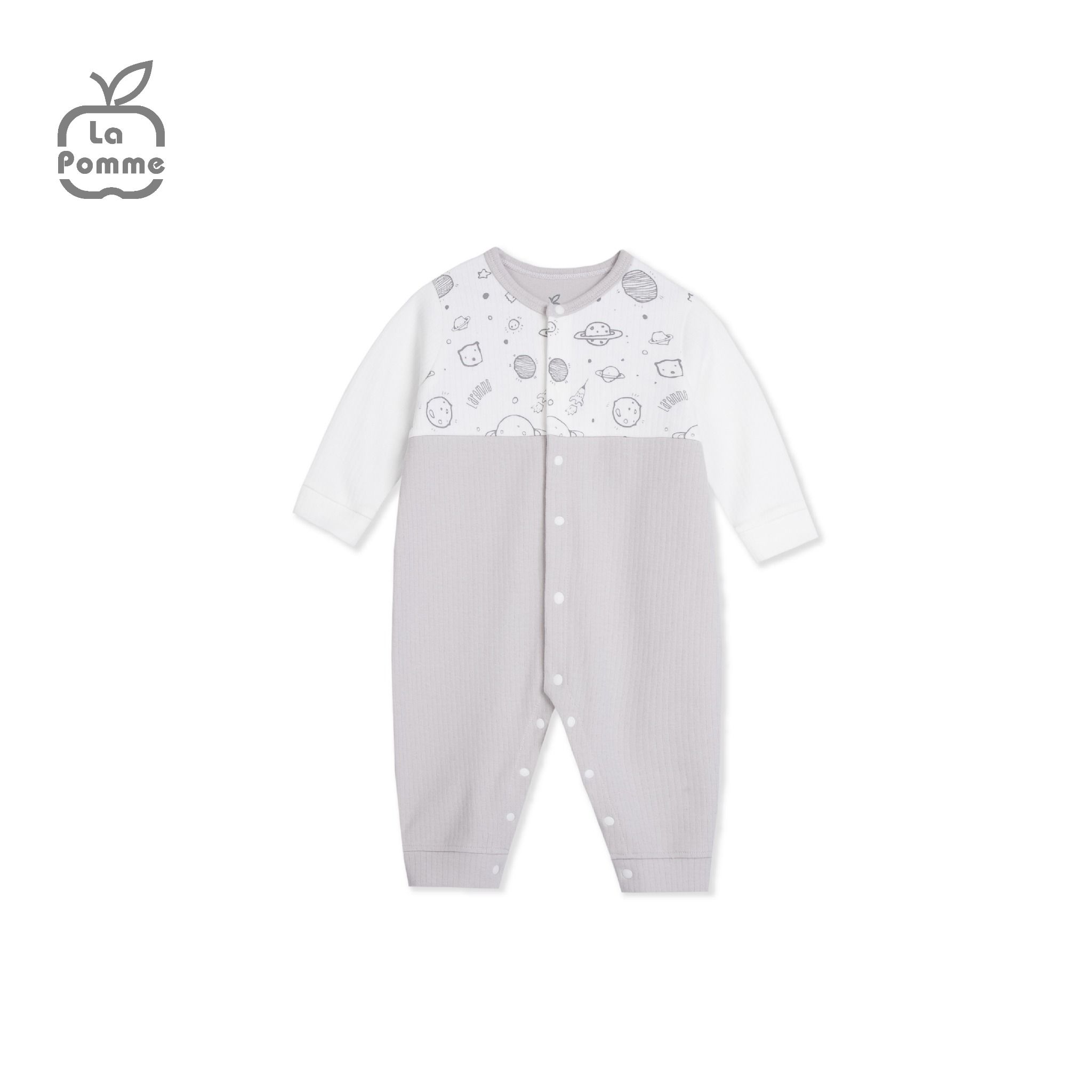Body Dài Tay La Pomme Fun Galaxy - Nâu