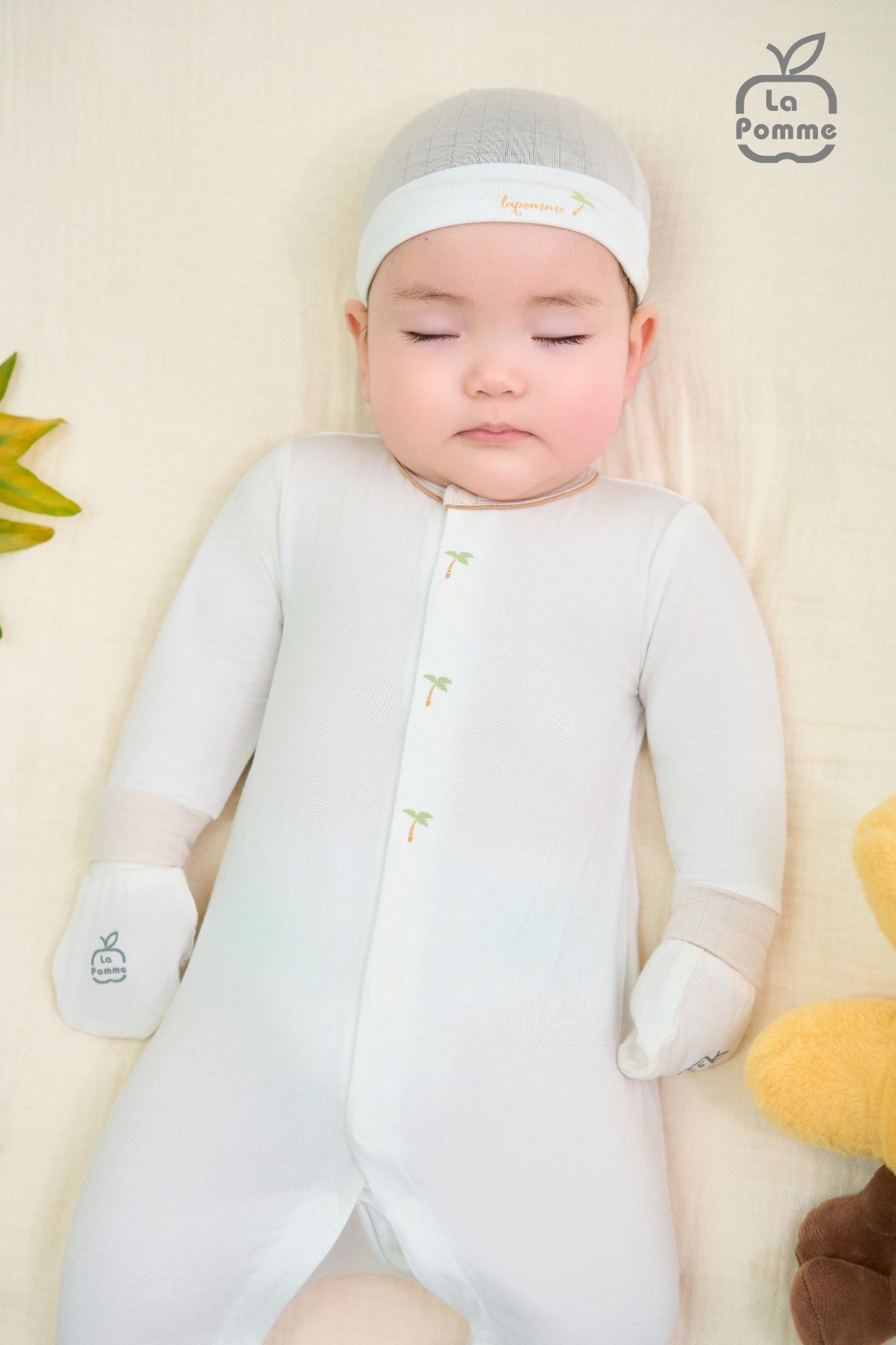 Body dài tay La Pomme Mùa hè của bé