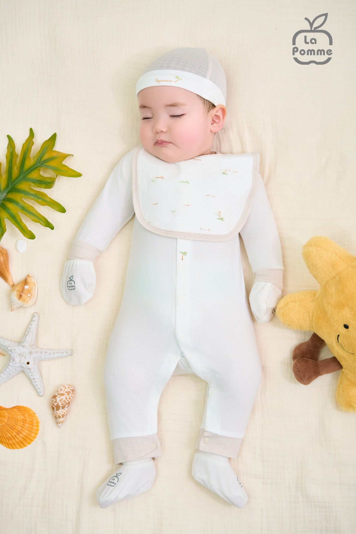 Body dài tay La Pomme Mùa hè của bé