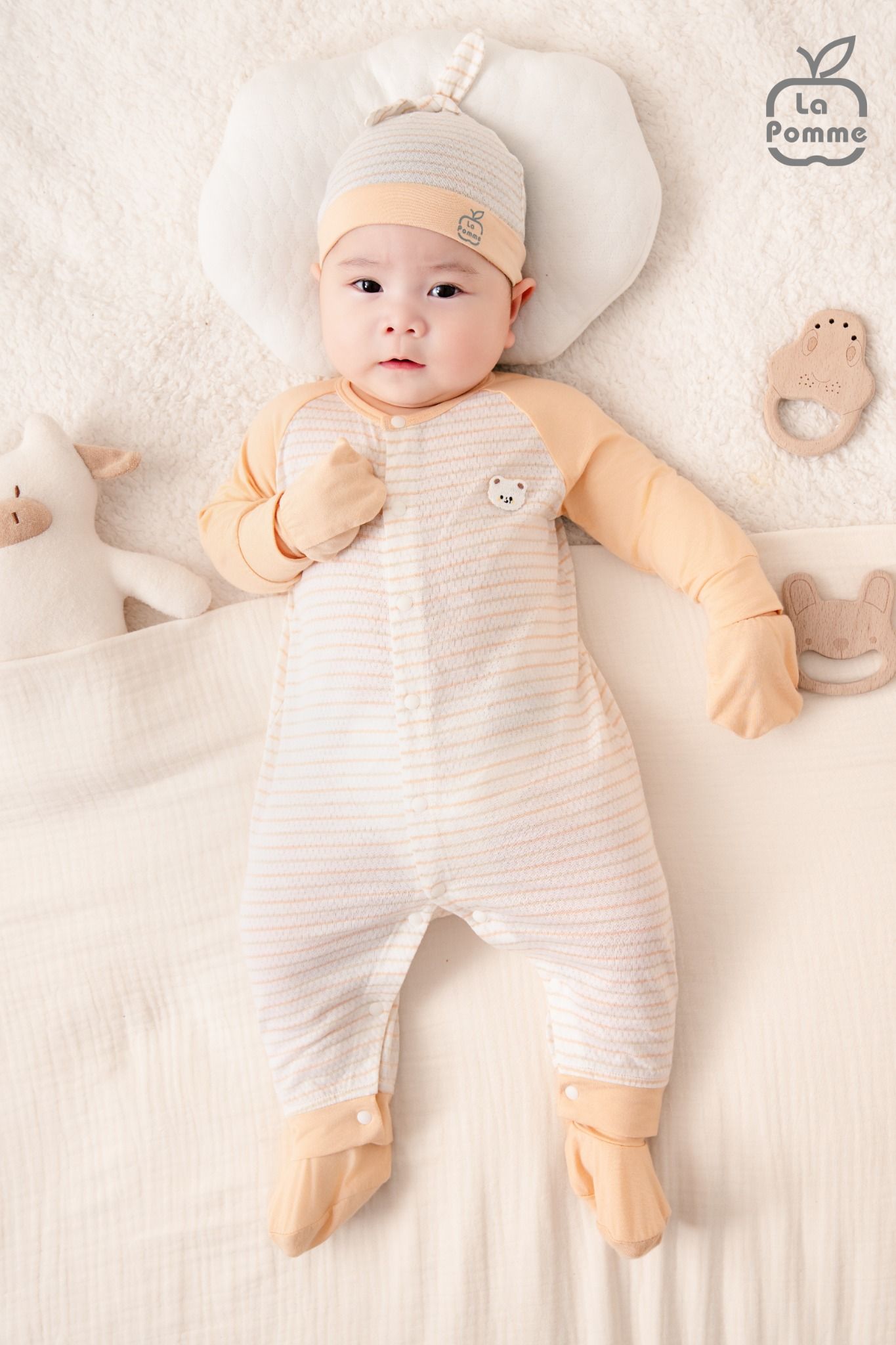 Body dài tay La Pomme Kẹo ngọt bé con