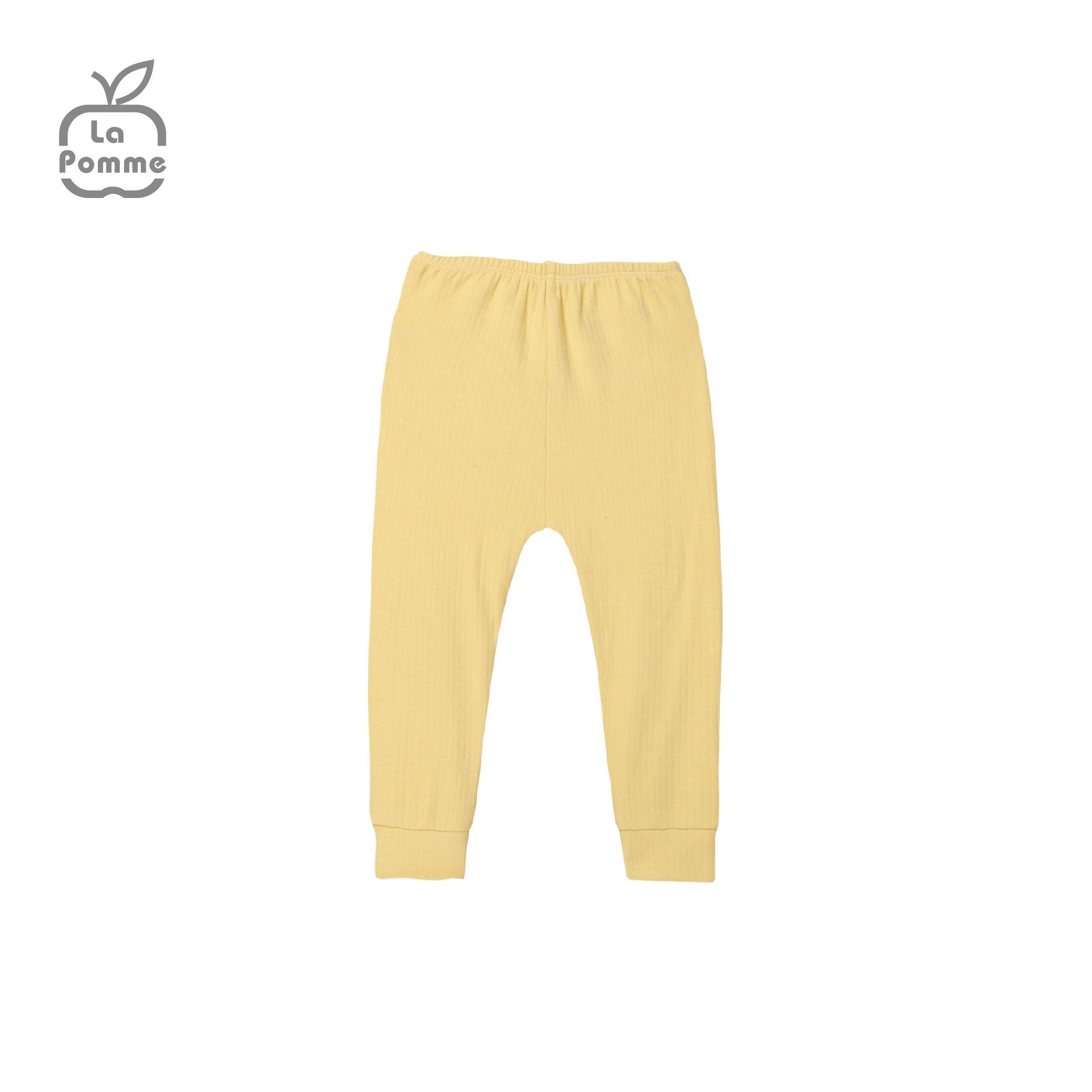 SLD060 Bộ dài tay La Pomme cúc lệch Ngôi sao nhỏ - Trắng Vàng