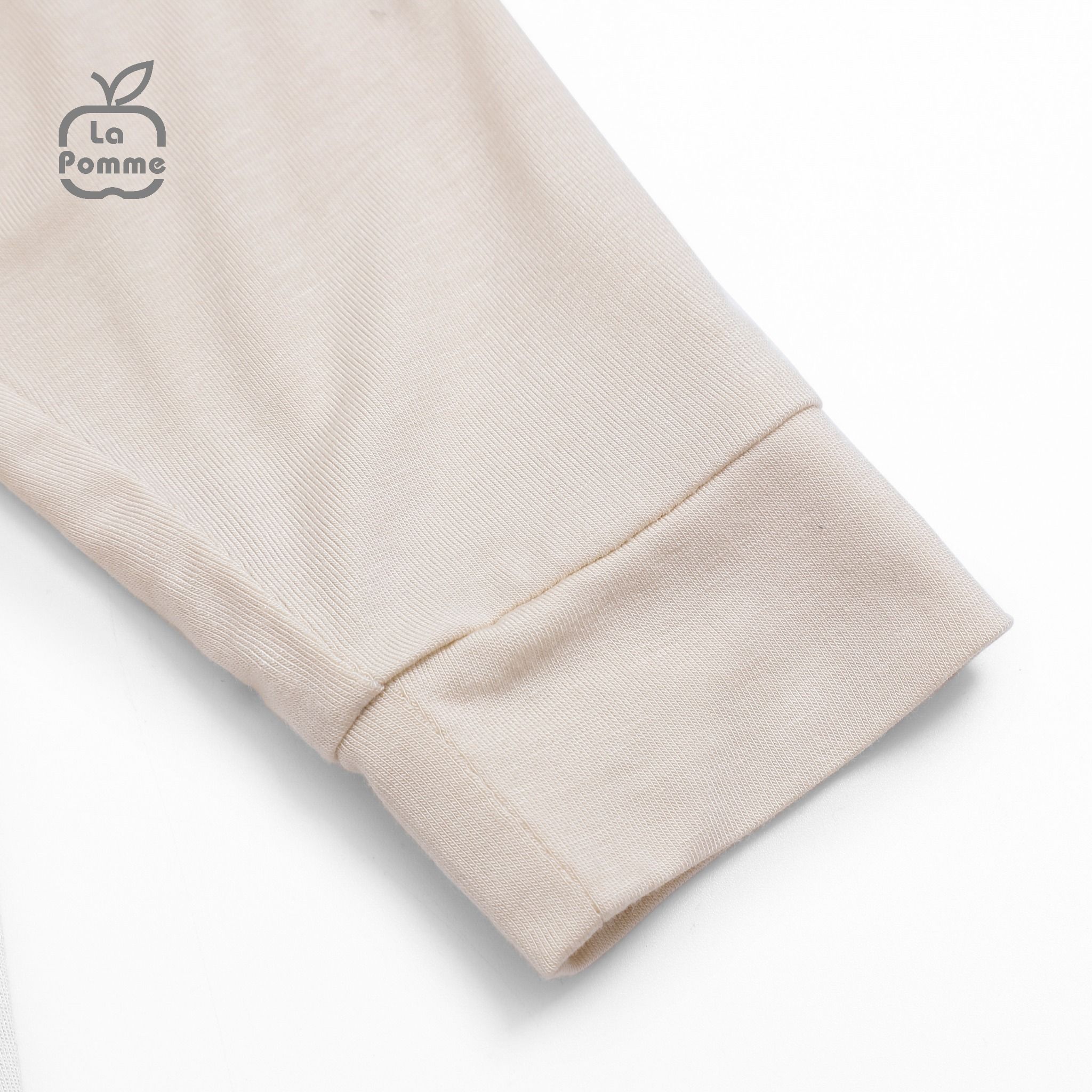 Bộ Dài Tay La Pomme Cúc lệch Sóc nâu và hạt dẻ - Be