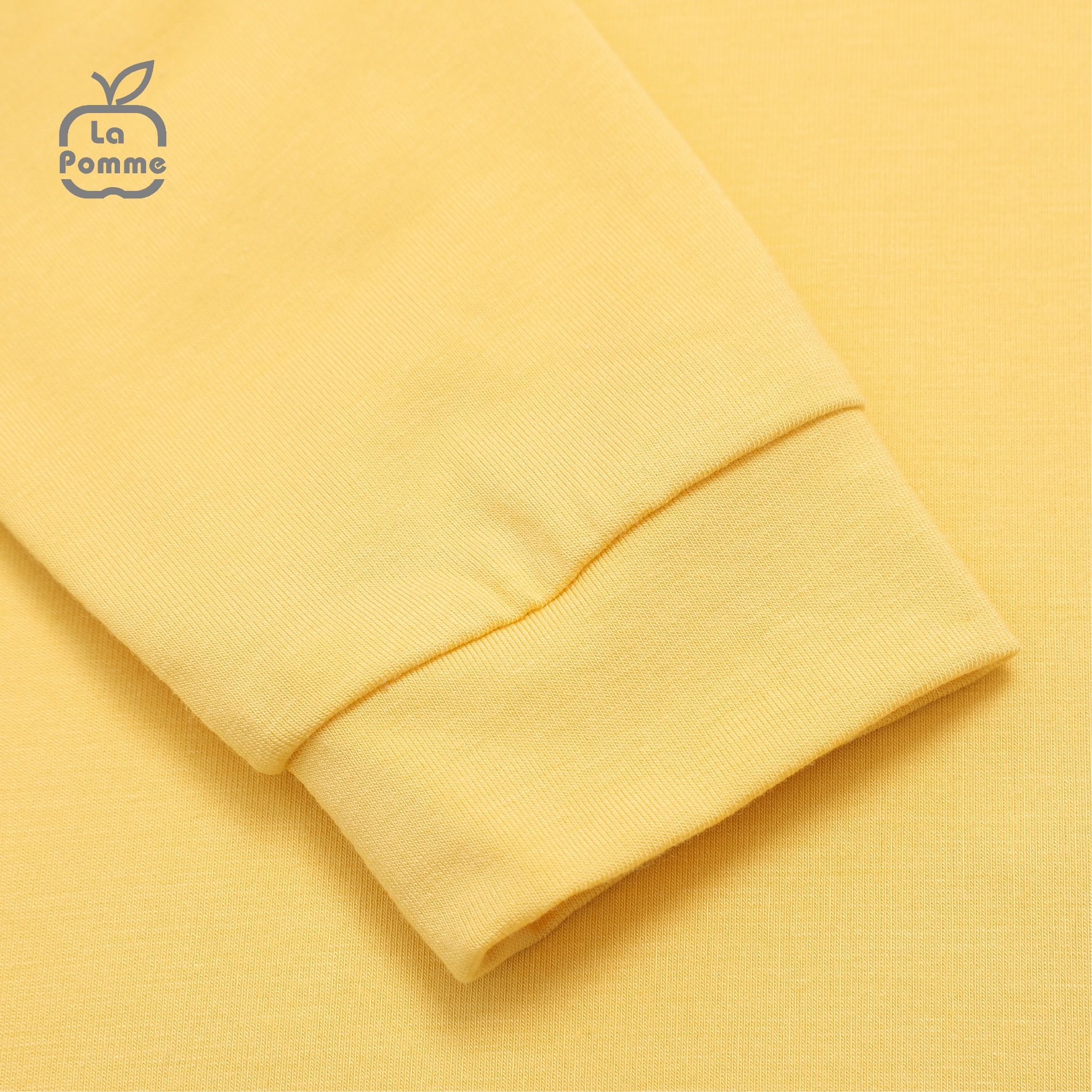Áo Cổ 3cm La Pomme Little Bear - Vàng