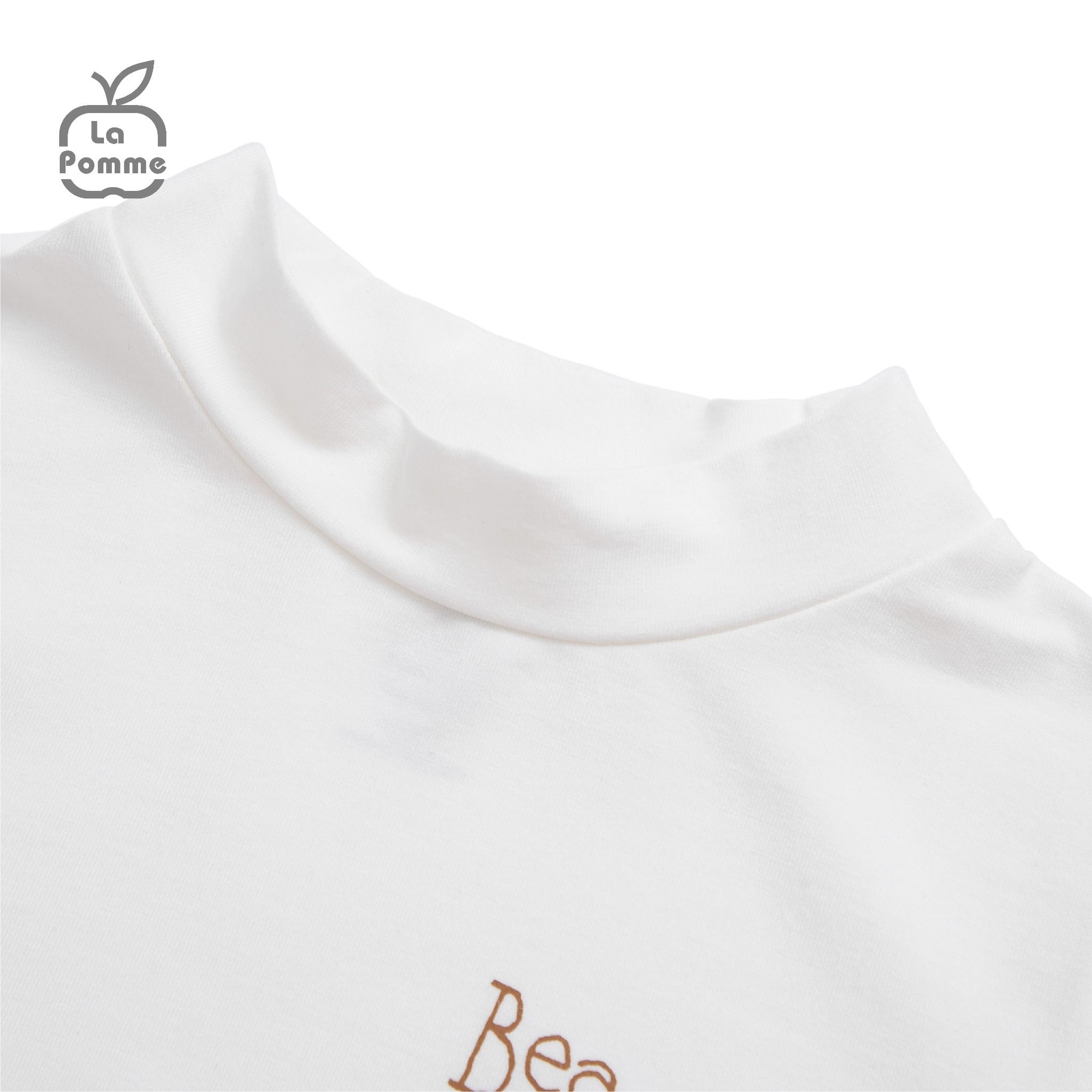 Áo Cổ 3cm La Pomme Little Bear - Vàng