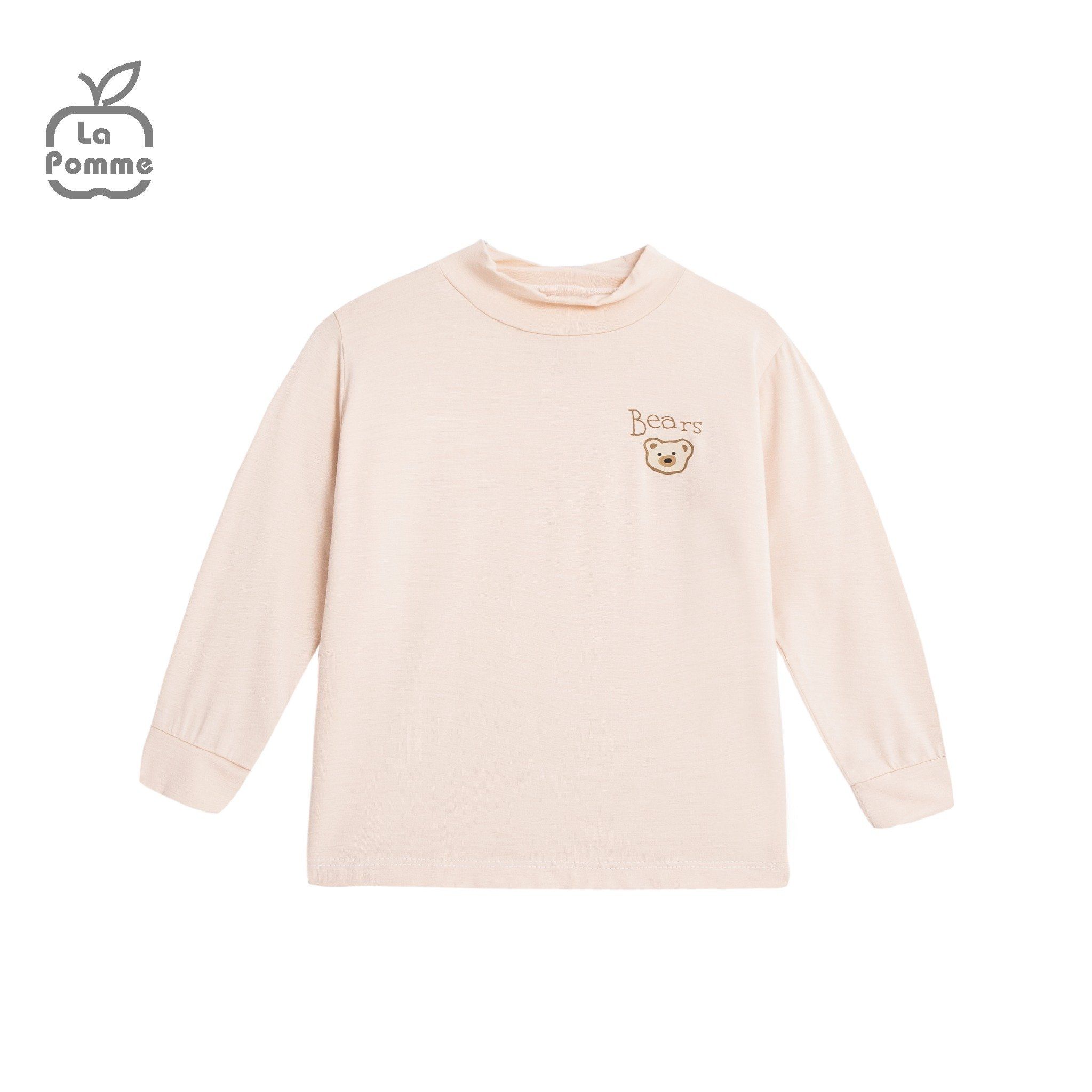 Áo Cổ 3cm La Pomme Little Bear - Nâu